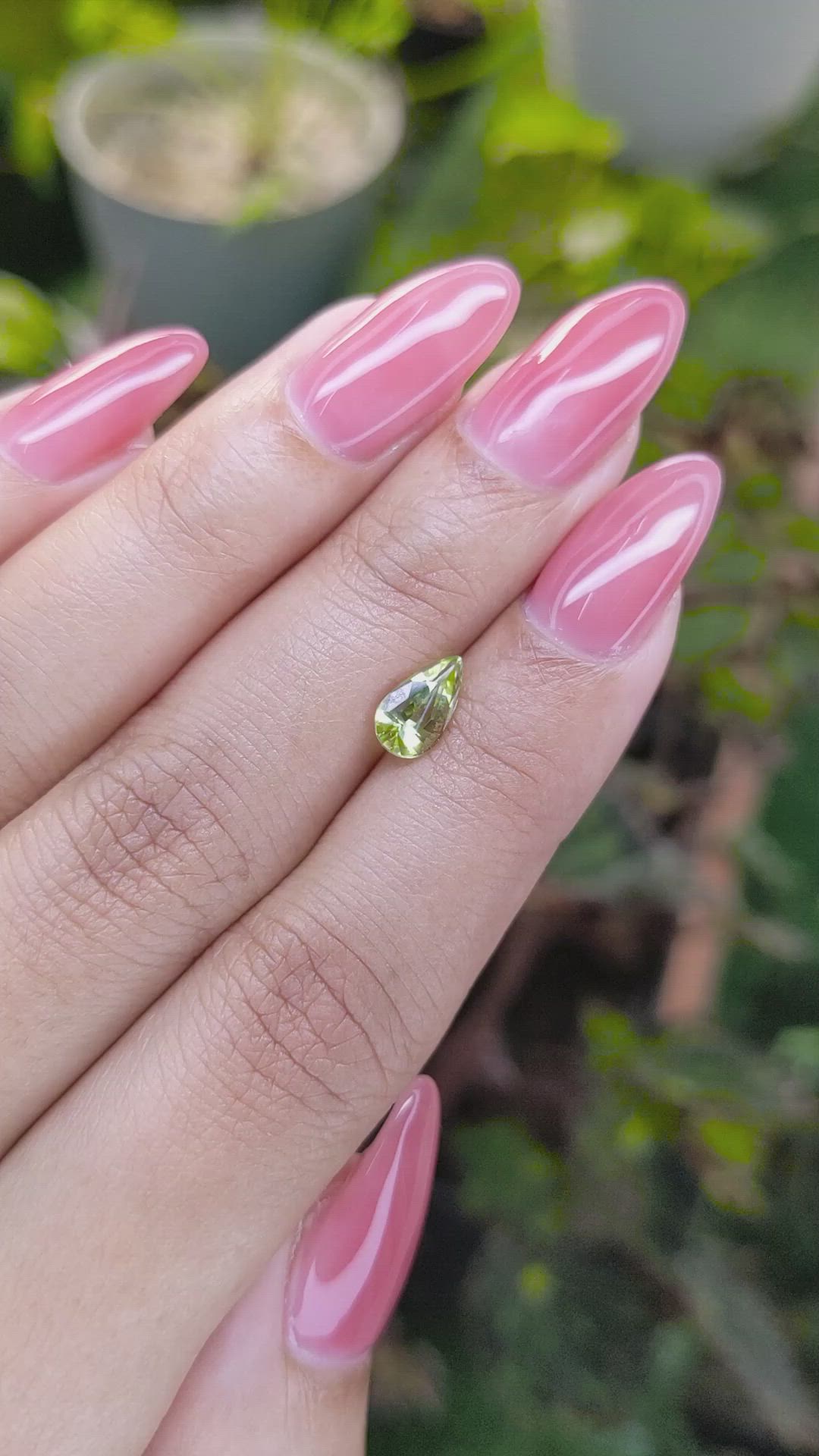 1.03 Ct. White Opal from Ceylon (Sri Lanka) Size Video