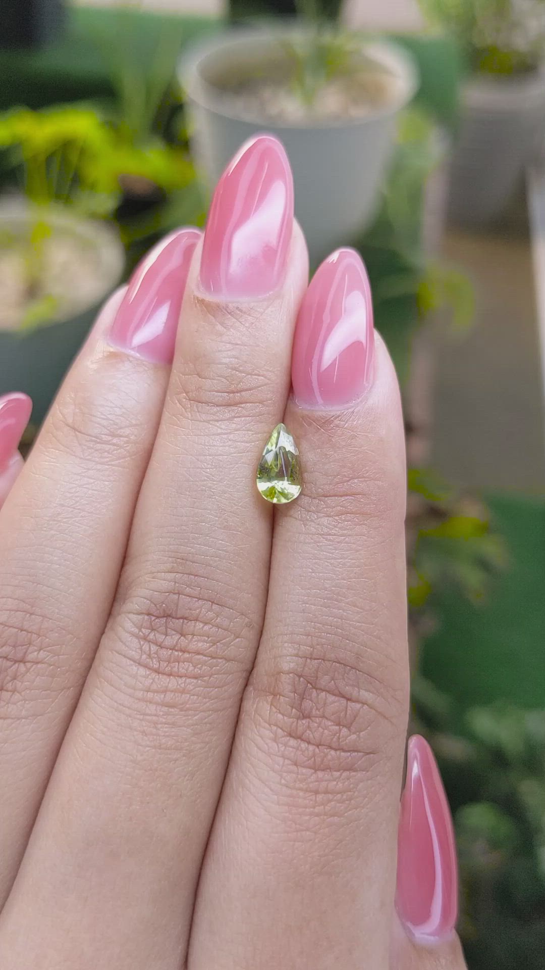 1.03 Ct. White Opal from Ceylon (Sri Lanka) Size Video