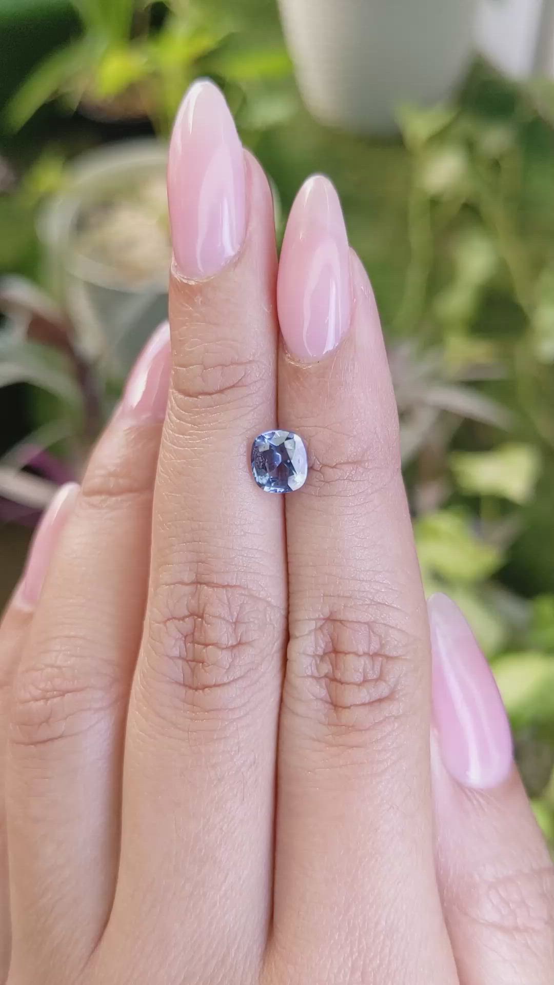 1.35 Ct. White Opal from Ceylon (Sri Lanka) Size Video