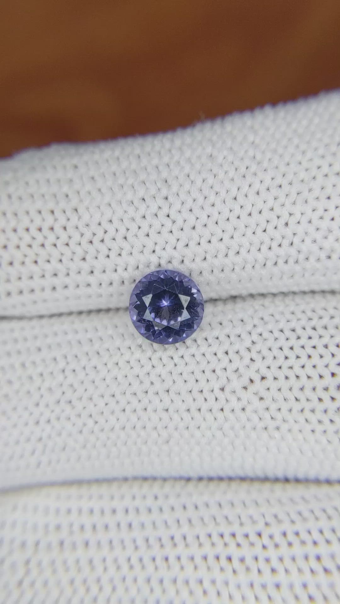 1.50 Ct. Greyish Violet Spinel from Ceylon (Sri Lanka) Size Video