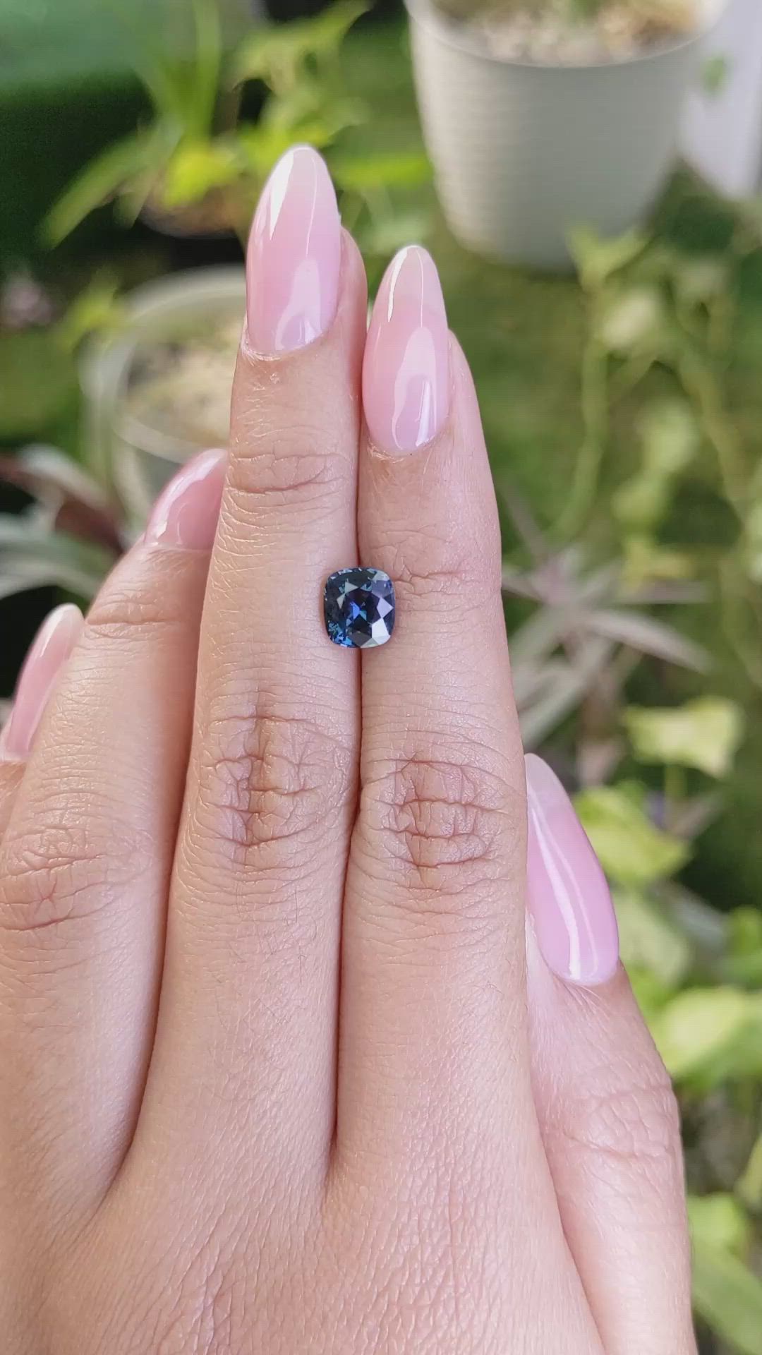 1.63 Ct. Spinel from Ceylon (Sri Lanka) Size Video