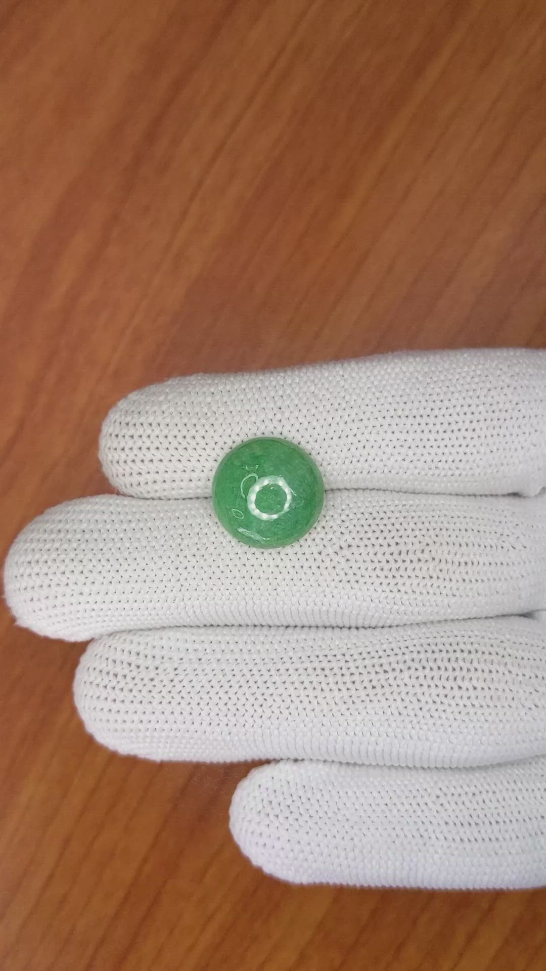 6.98 Ct. Cabochon White Opal from Burma (Myanmar) Size Video