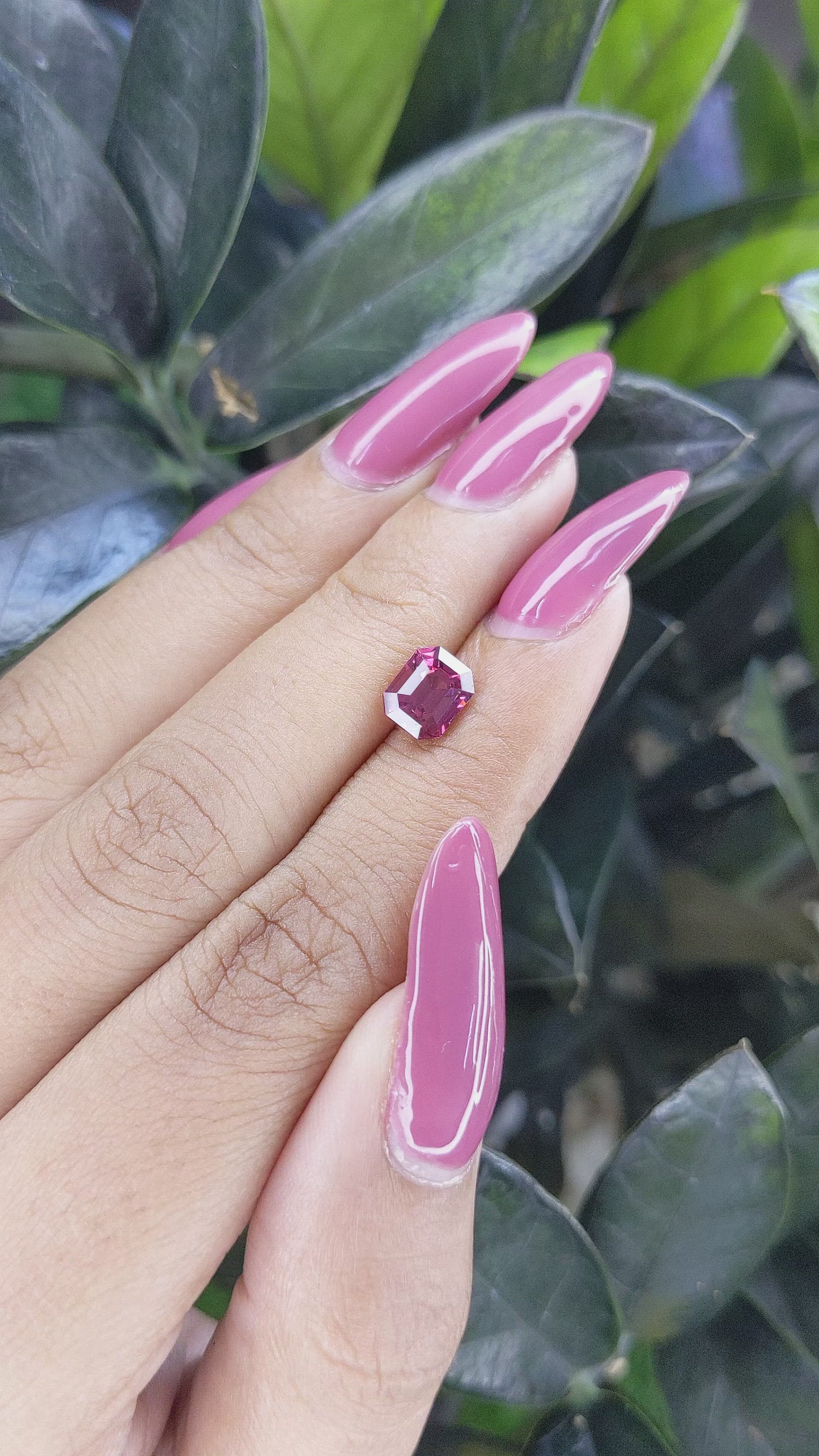 1.62 Ct. Garnet from Tanzania Size Video