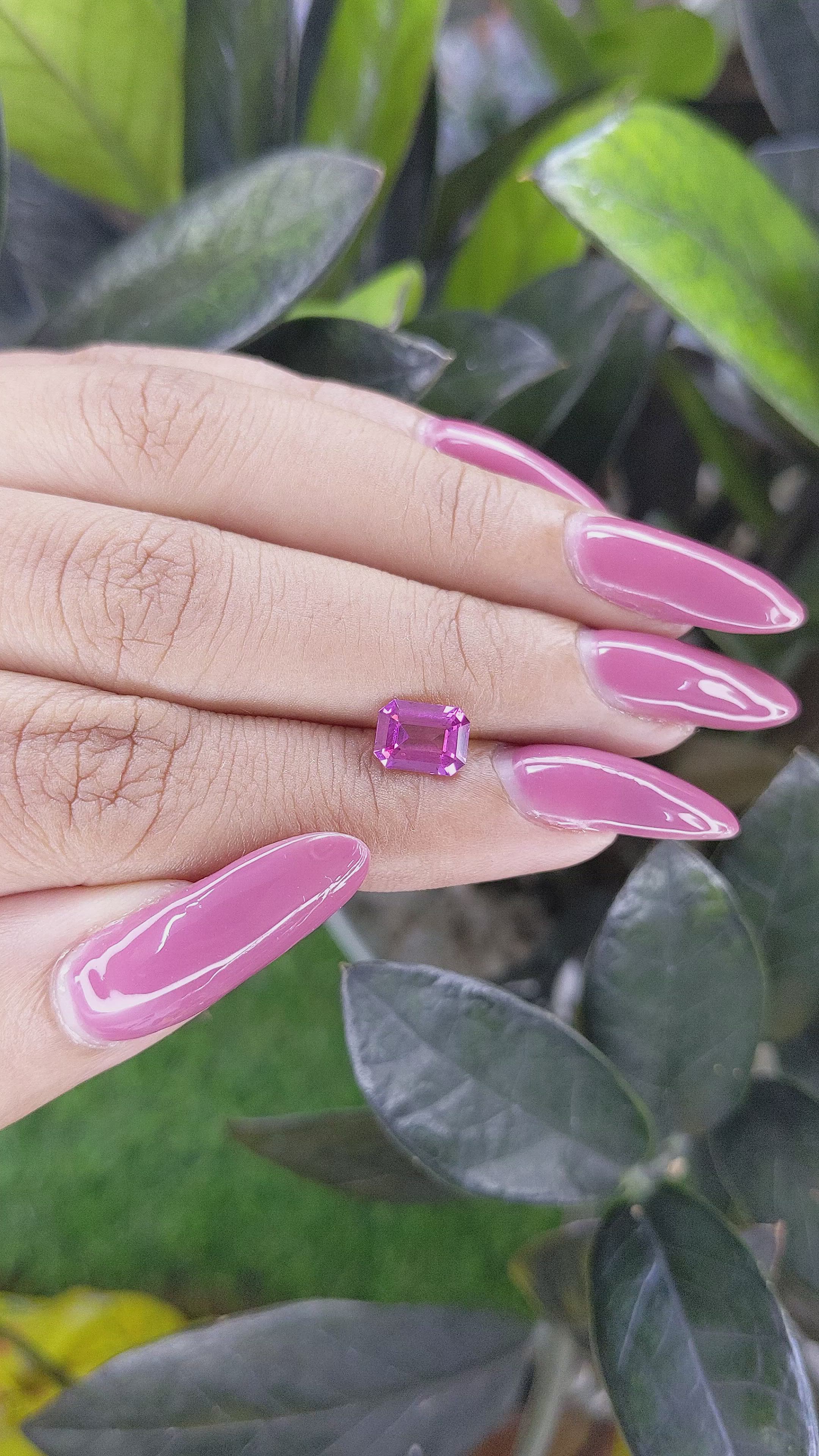 1.30 Ct. Garnet from Tanzania Size Video