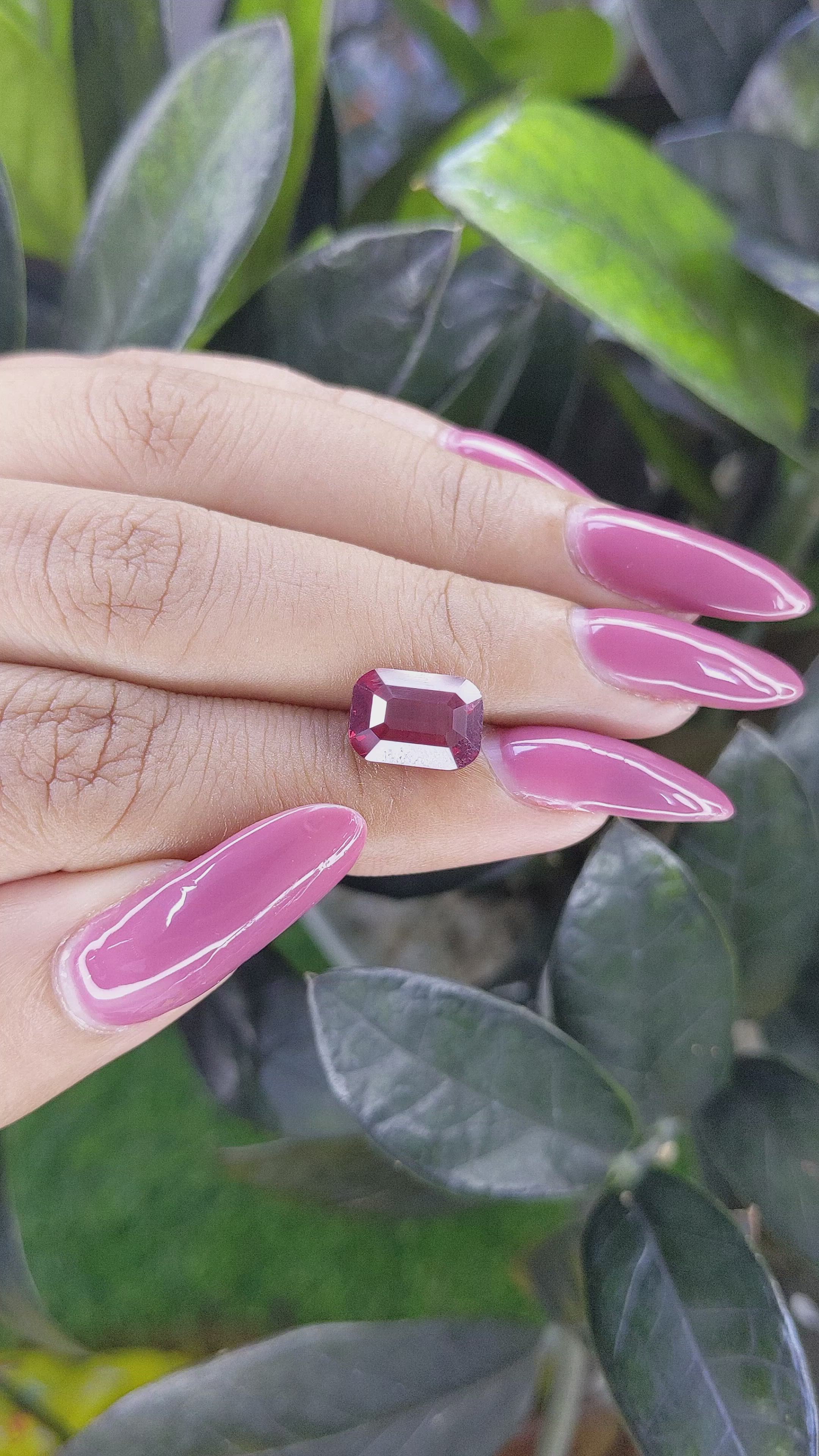 4.18 Ct. Garnet from Tanzania Size Video