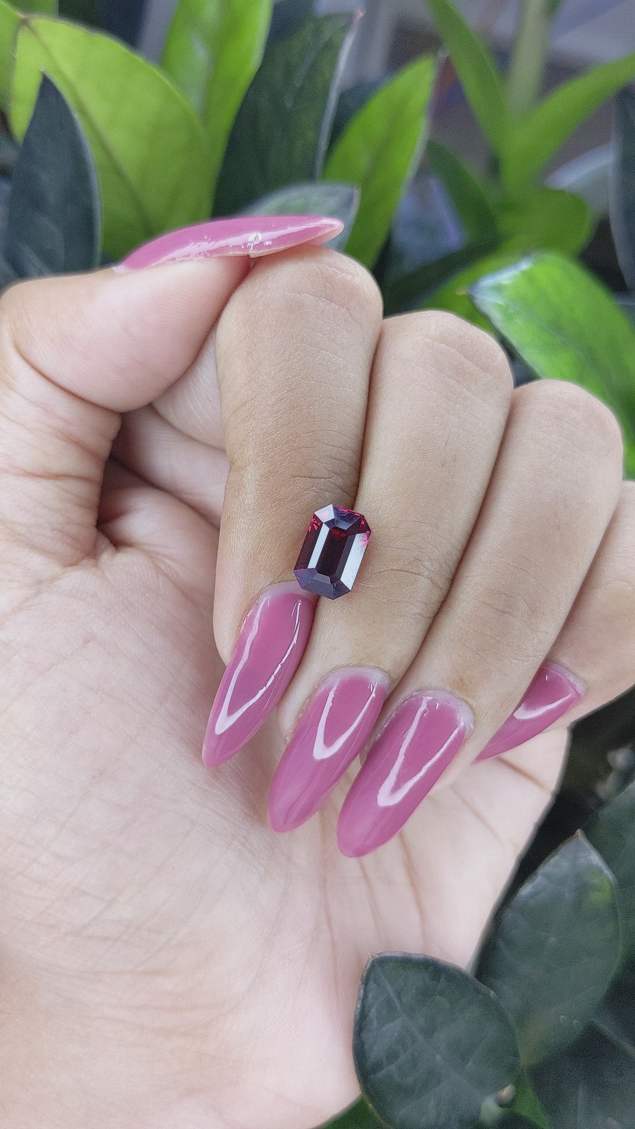 3.35 Ct. Garnet from Tanzania Size Video