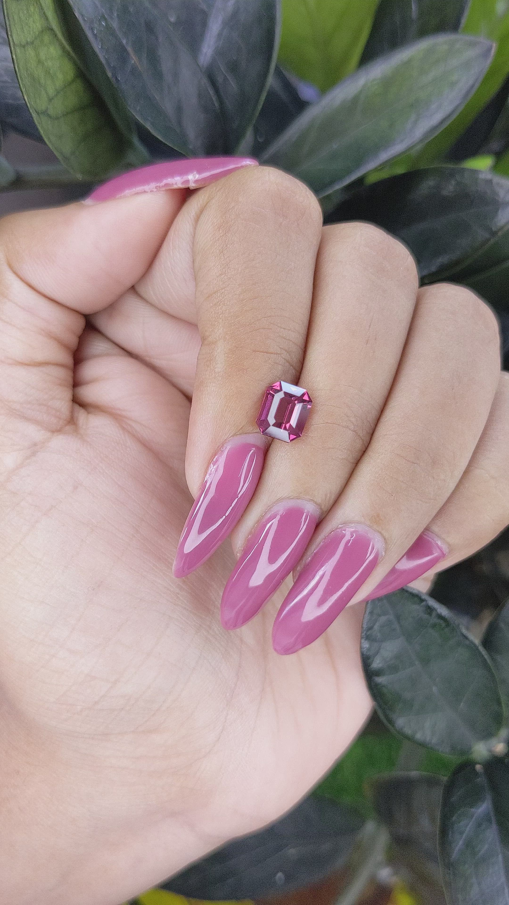 1.98 Ct. Garnet from Tanzania Size Video