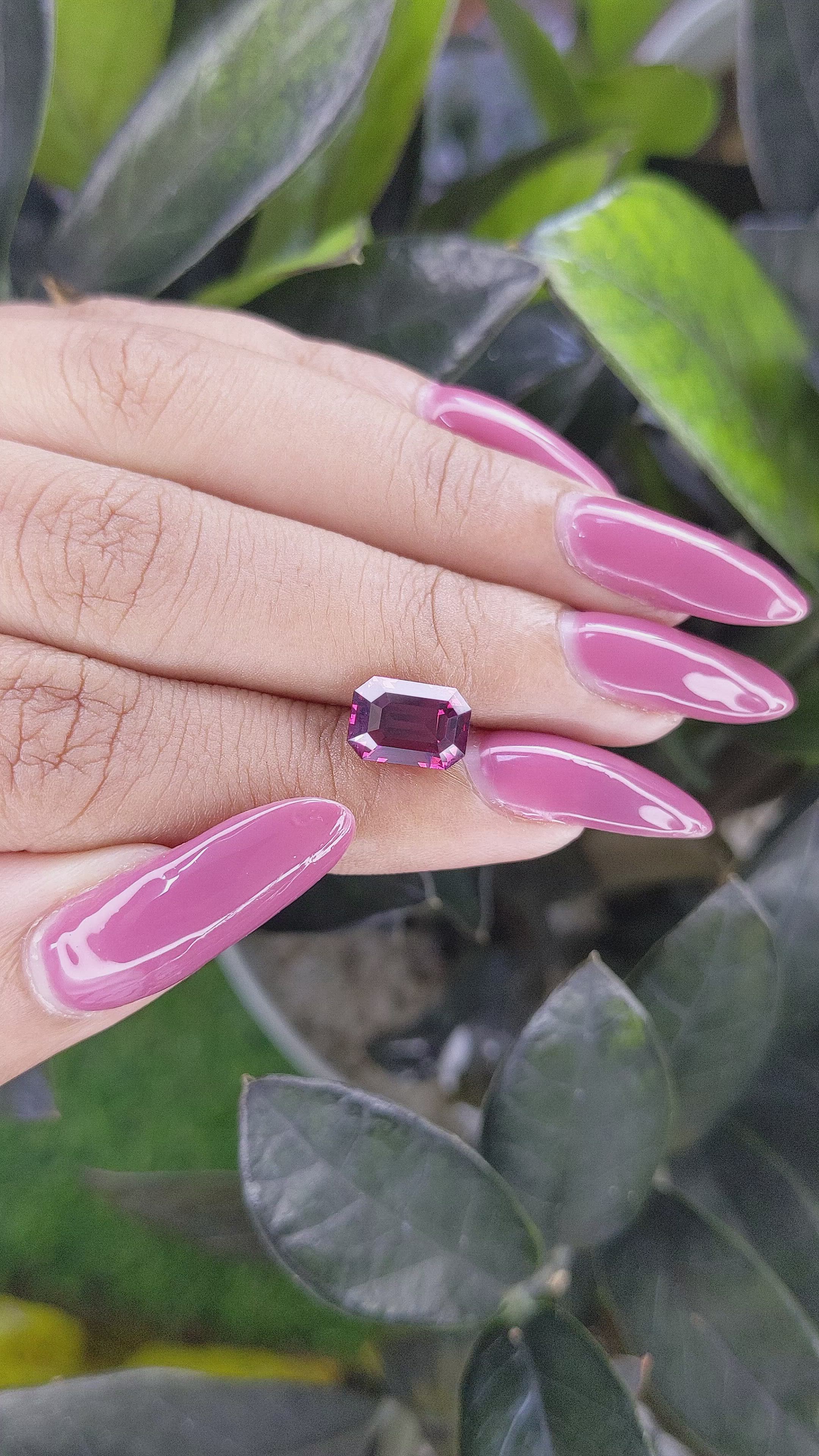 3.12 Ct. Garnet from Tanzania Size Video