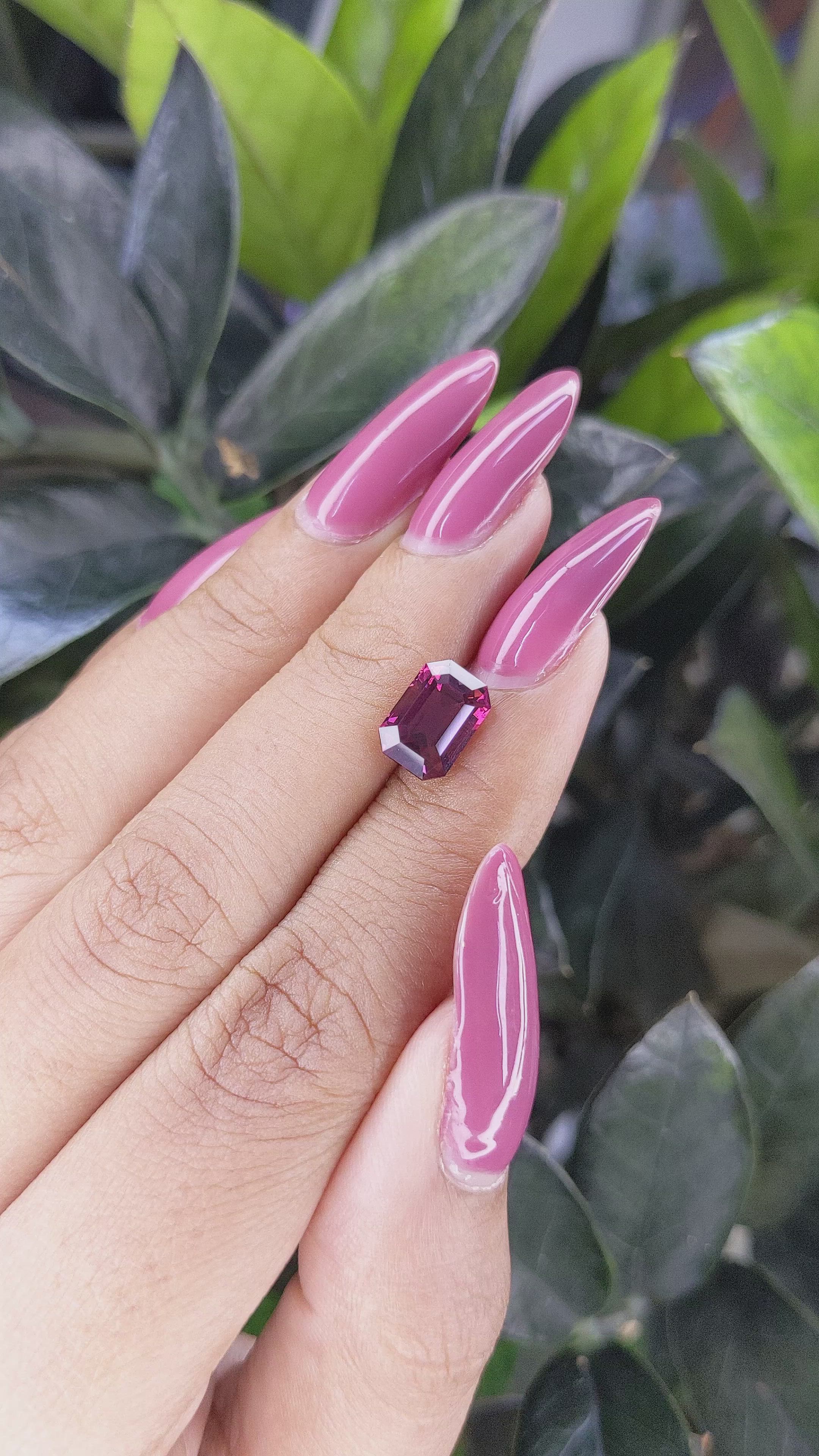 3.12 Ct. Garnet from Tanzania Size Video