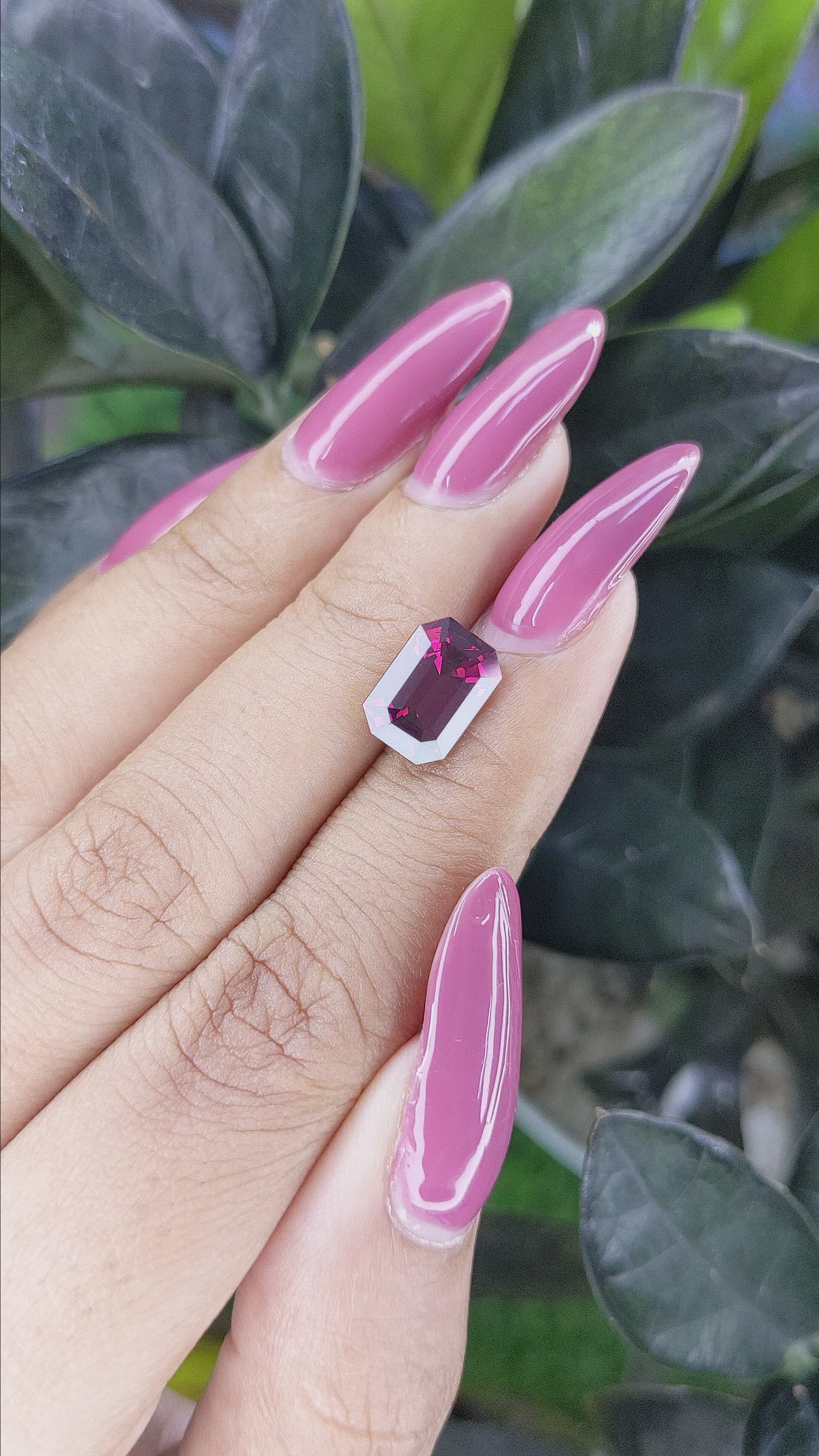 3.79 Ct. Garnet from Tanzania Size Video