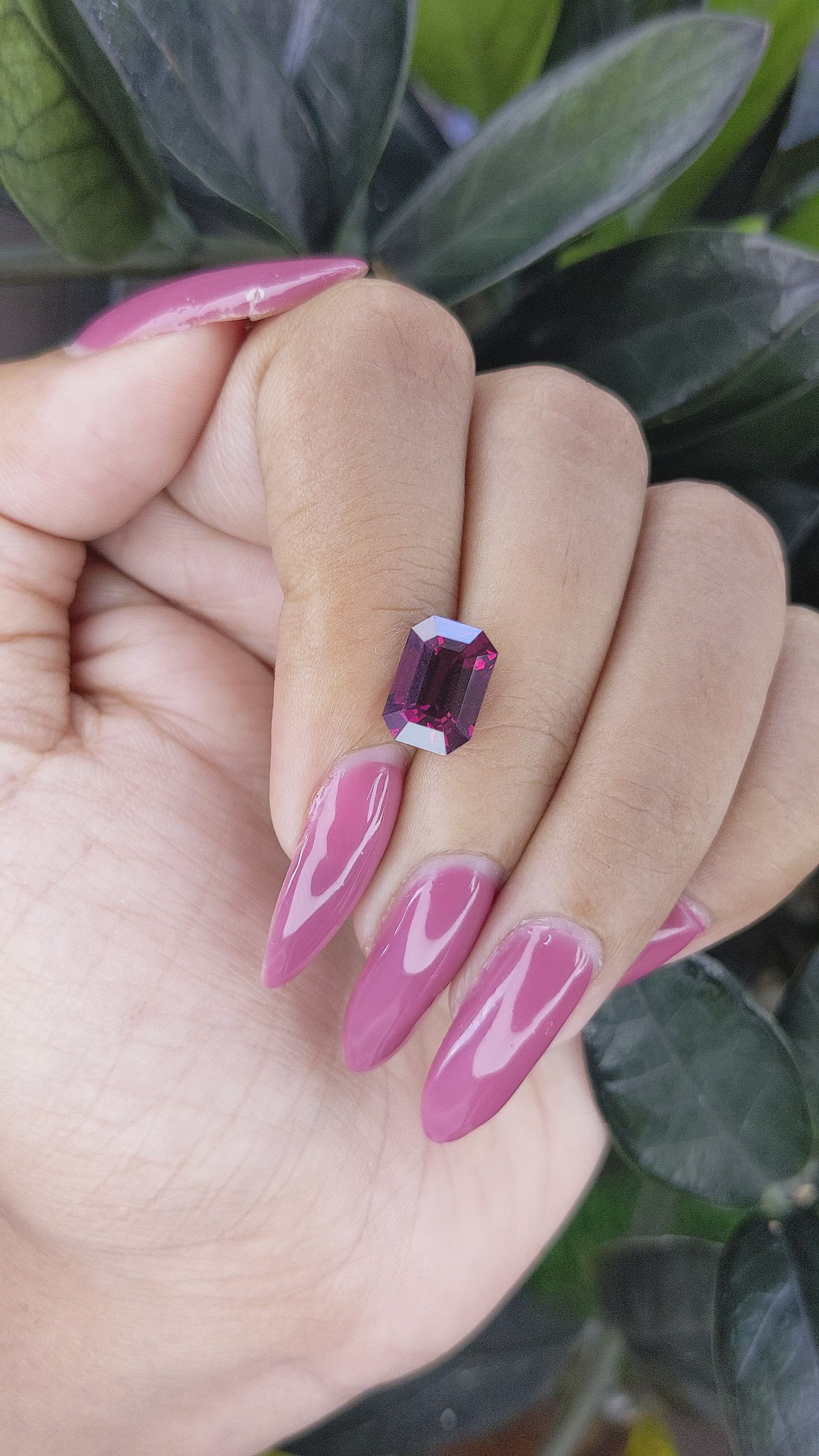 3.79 Ct. Garnet from Tanzania Size Video