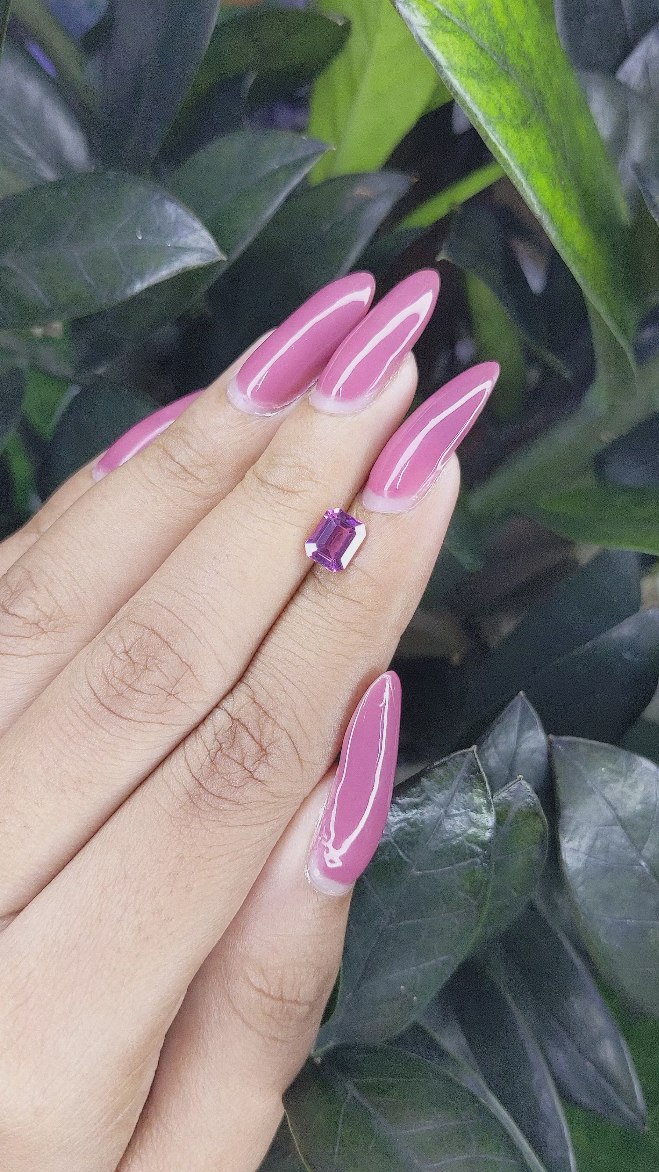 1.22 Ct. Garnet from Tanzania Size Video