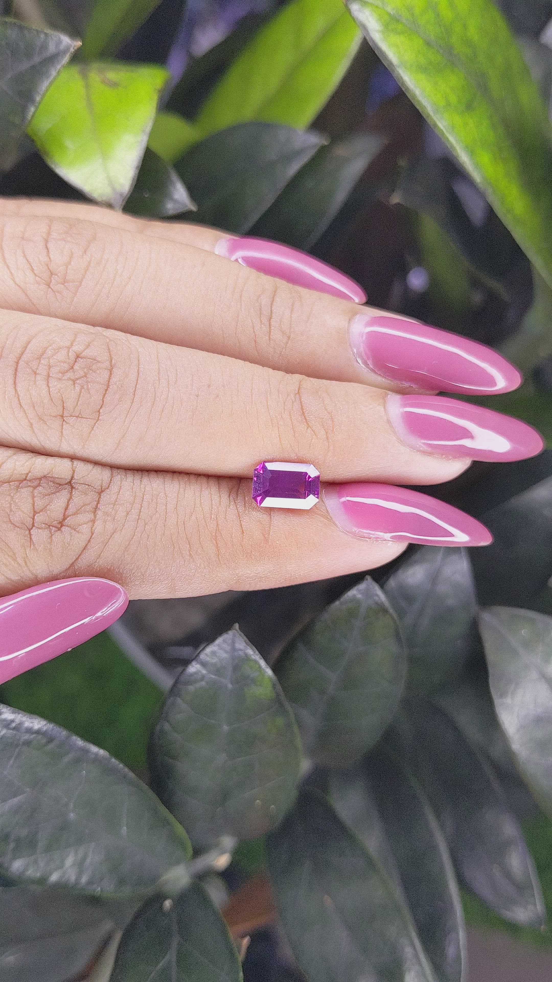 1.39 Ct. Garnet from Tanzania Size Video