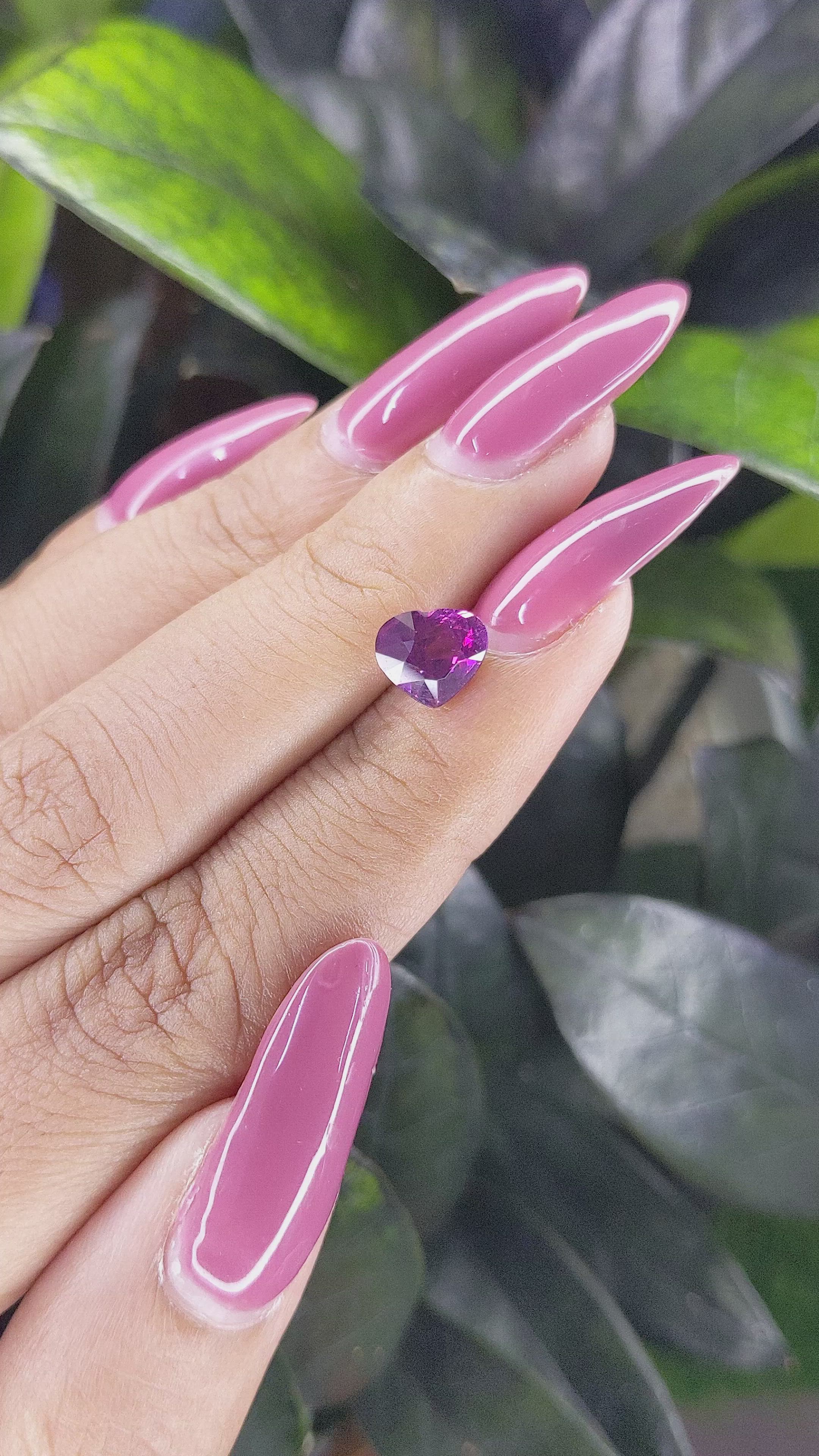 1.90 Ct. Garnet from Tanzania Size Video