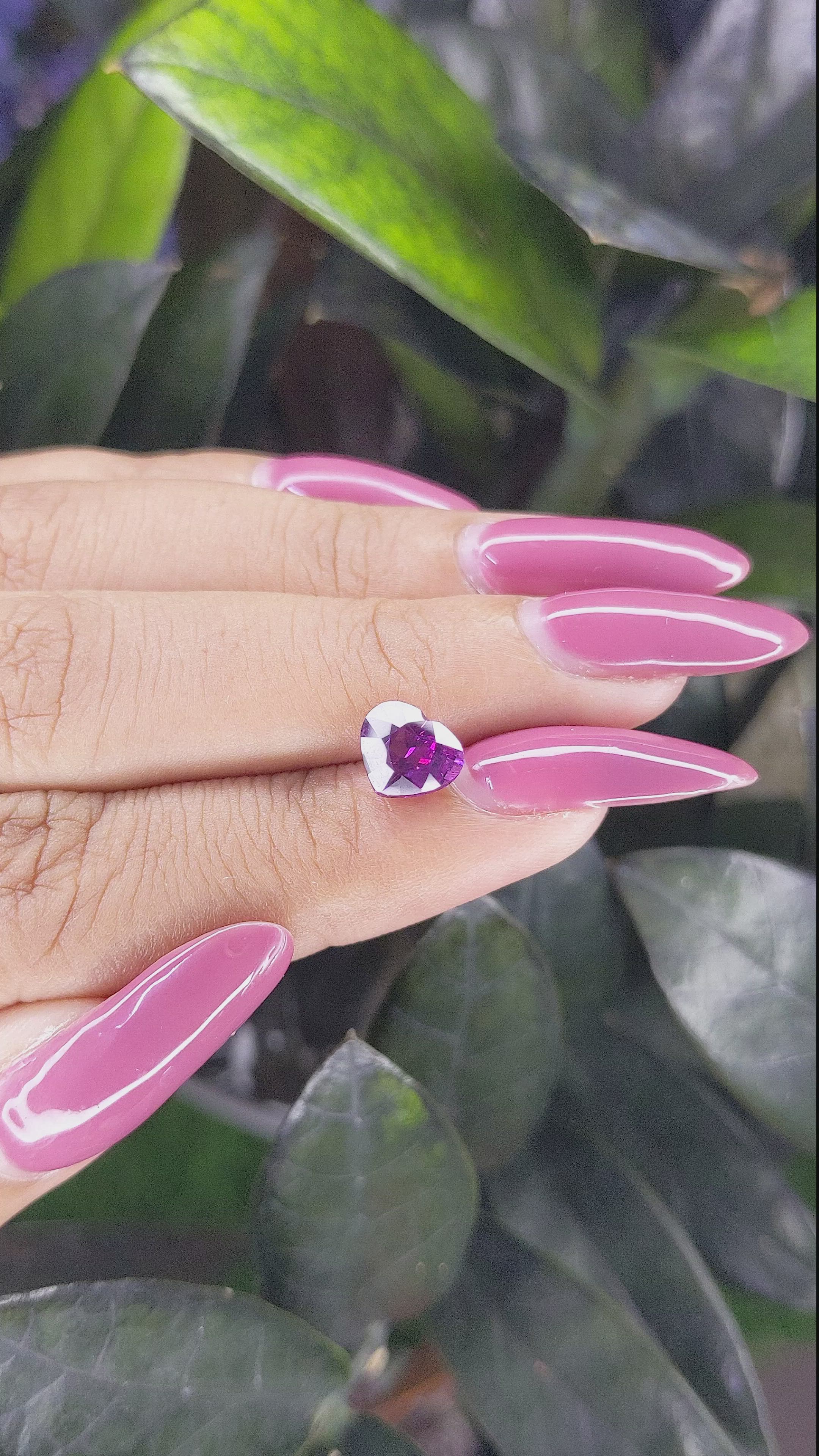 1.90 Ct. Garnet from Tanzania Size Video