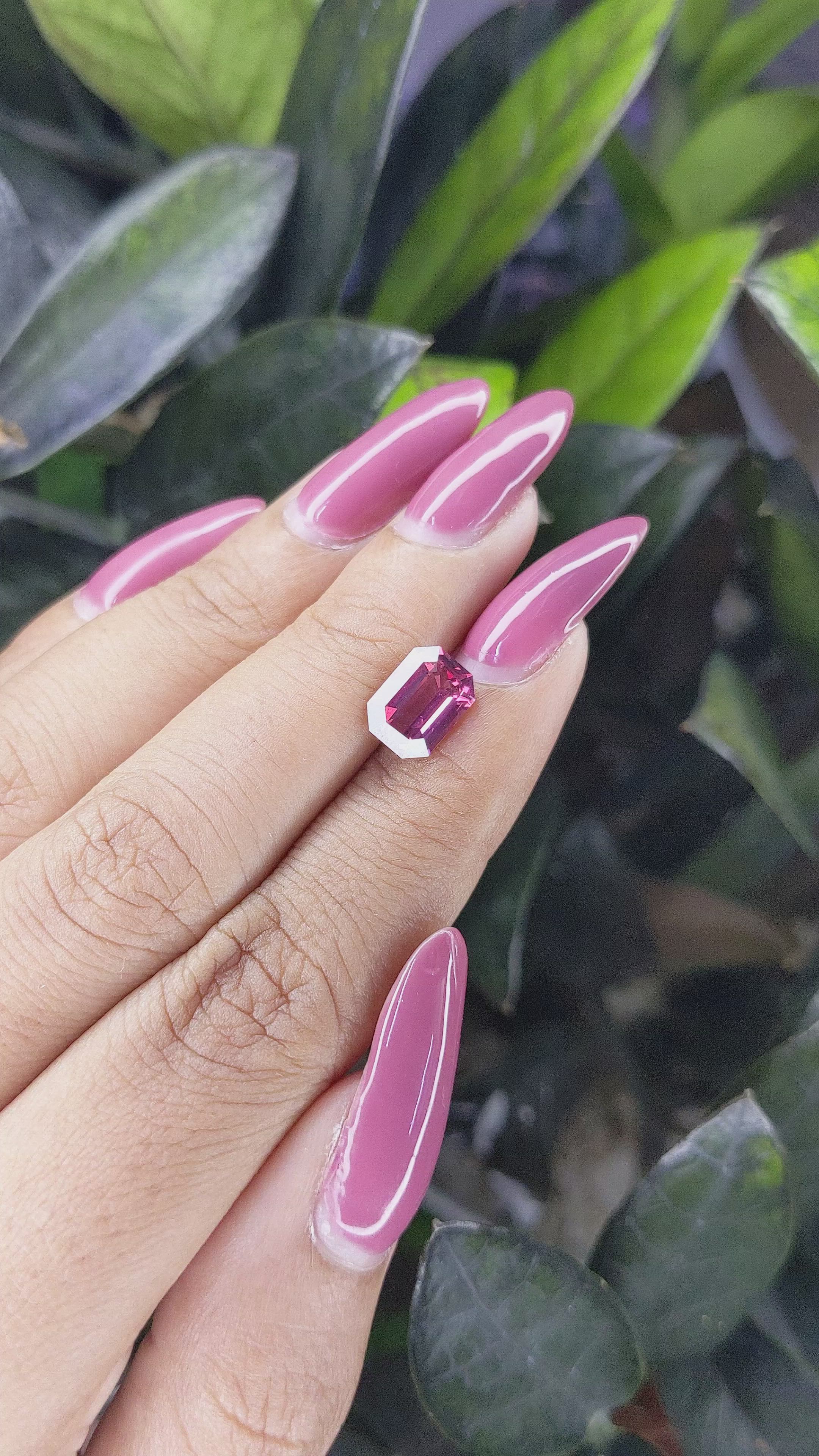 2.57 Ct. Garnet from Tanzania Size Video