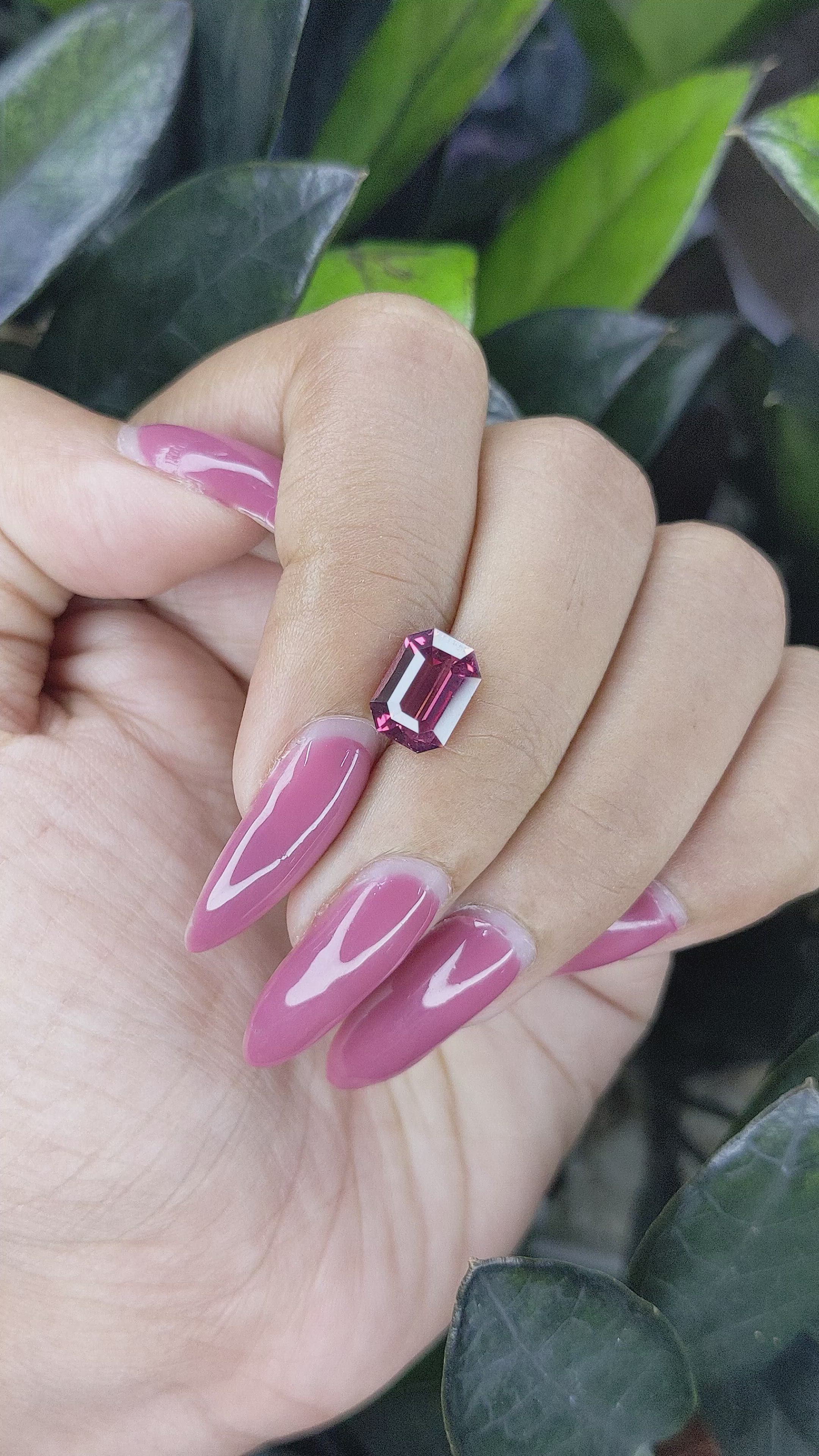 2.57 Ct. Garnet from Tanzania Size Video