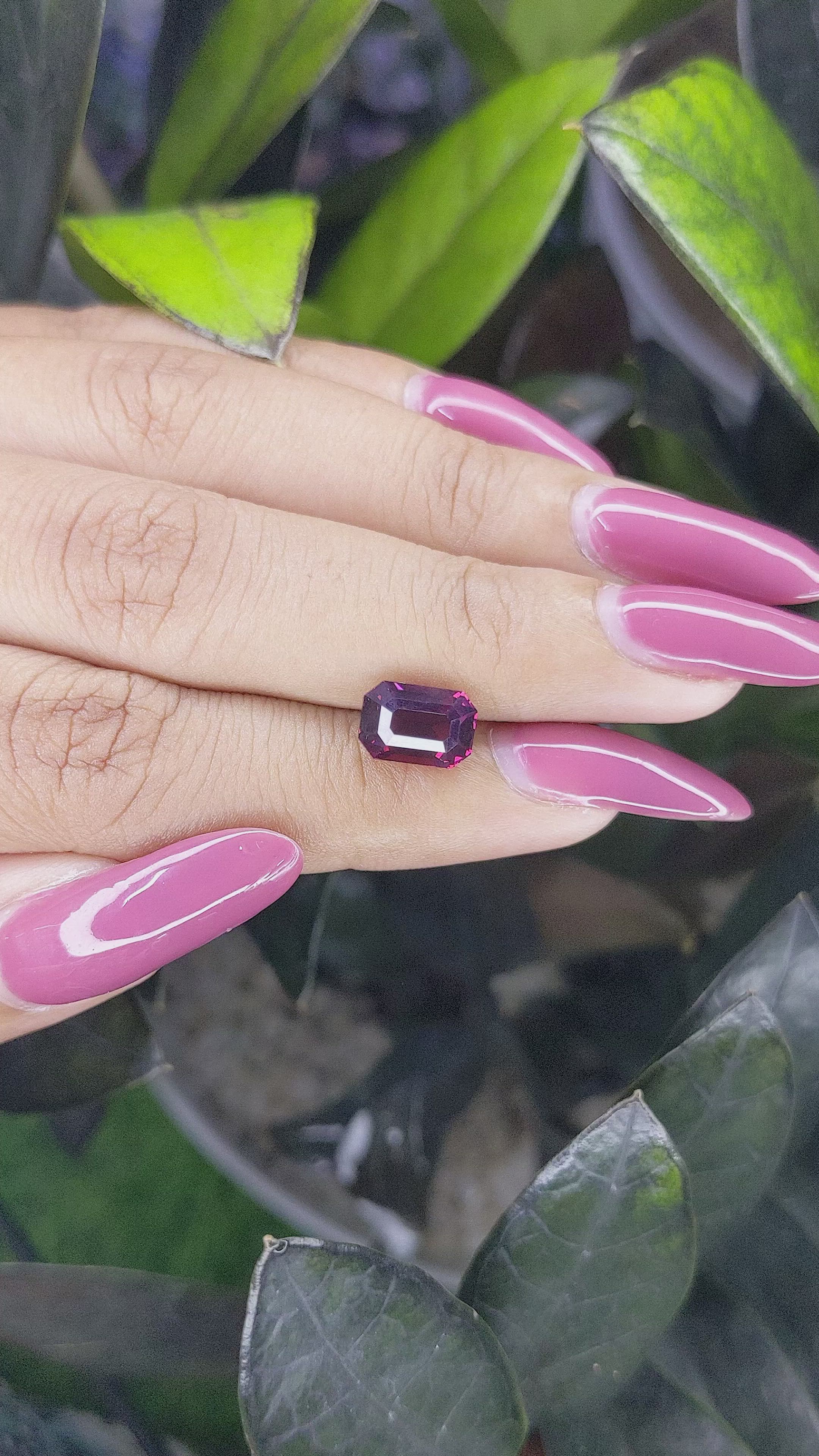 3.15 Ct. Garnet from Tanzania Size Video