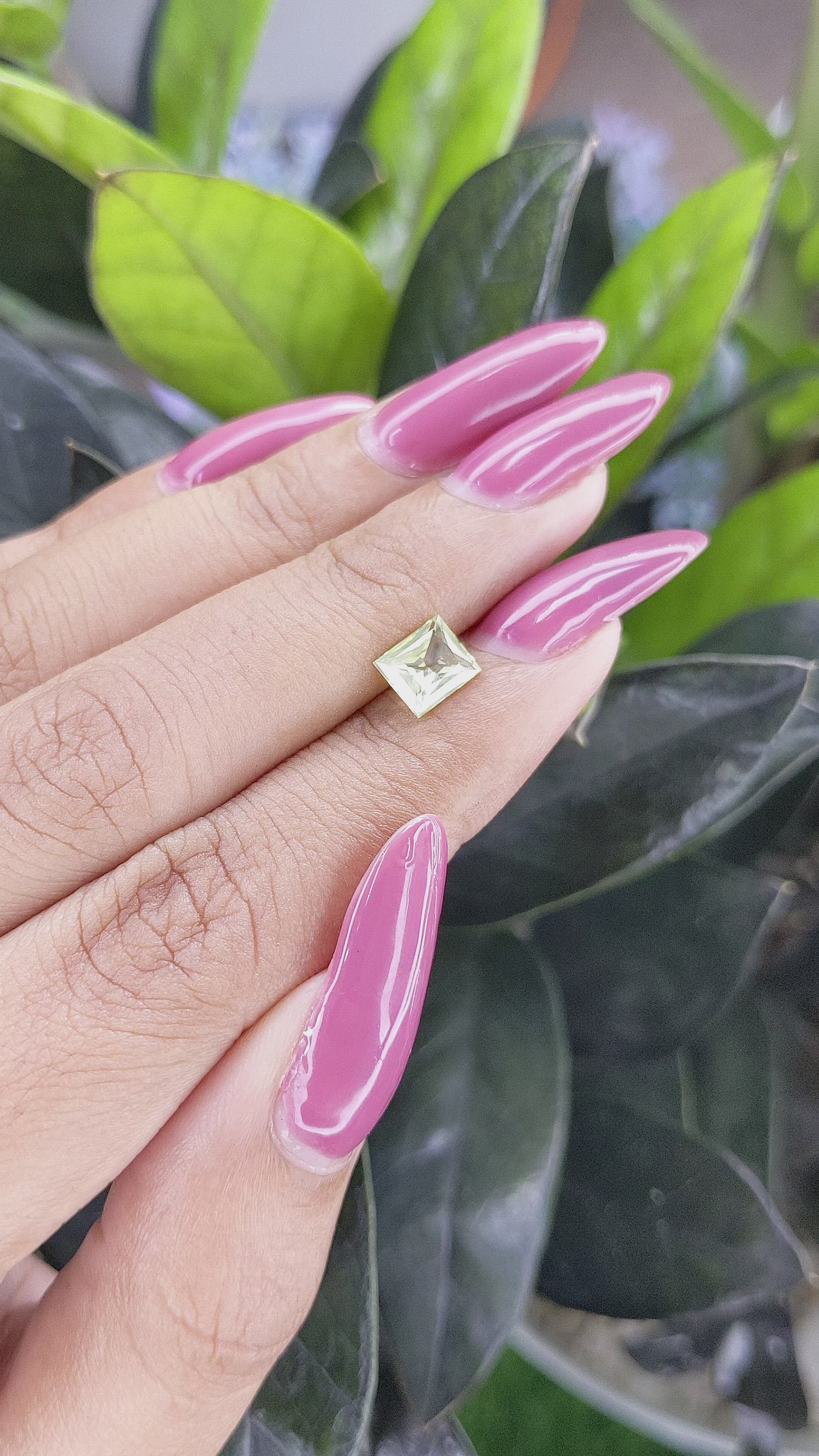 1.18 Ct. Chrysoberyl from Madagascar Size Video