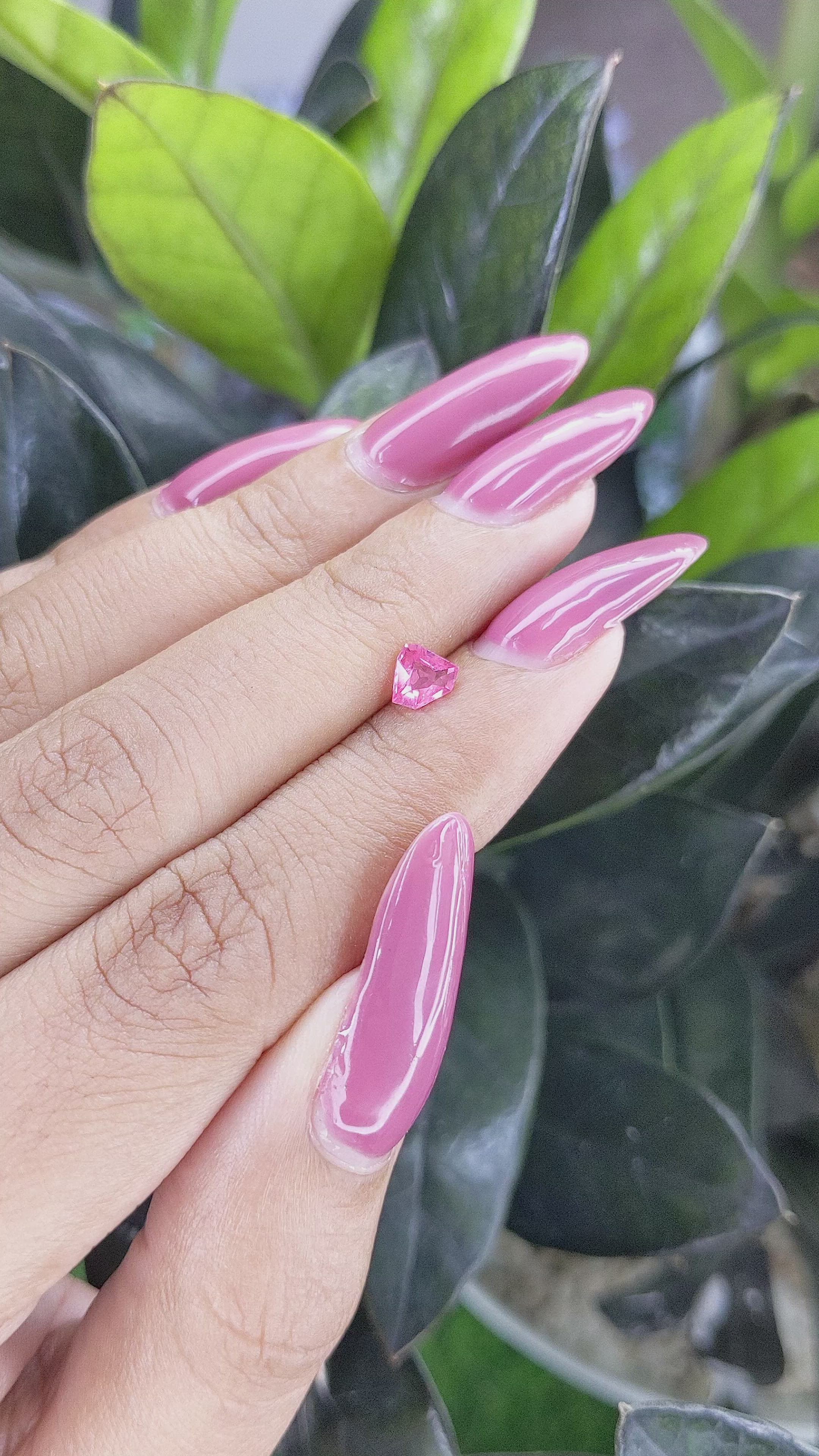 0.38 Ct. Spinel from Tanzania Size Video