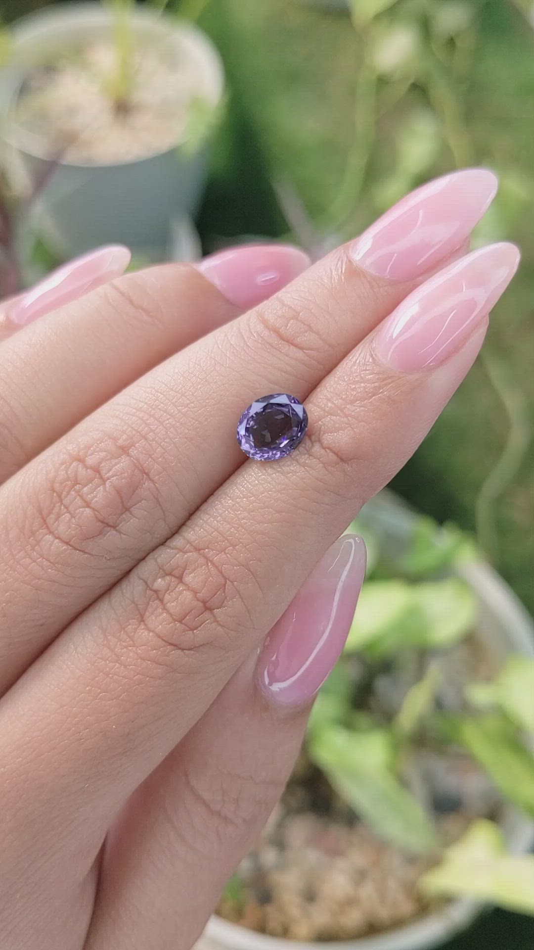 1.75 Ct. Spinel from Ceylon (Sri Lanka) Size Video