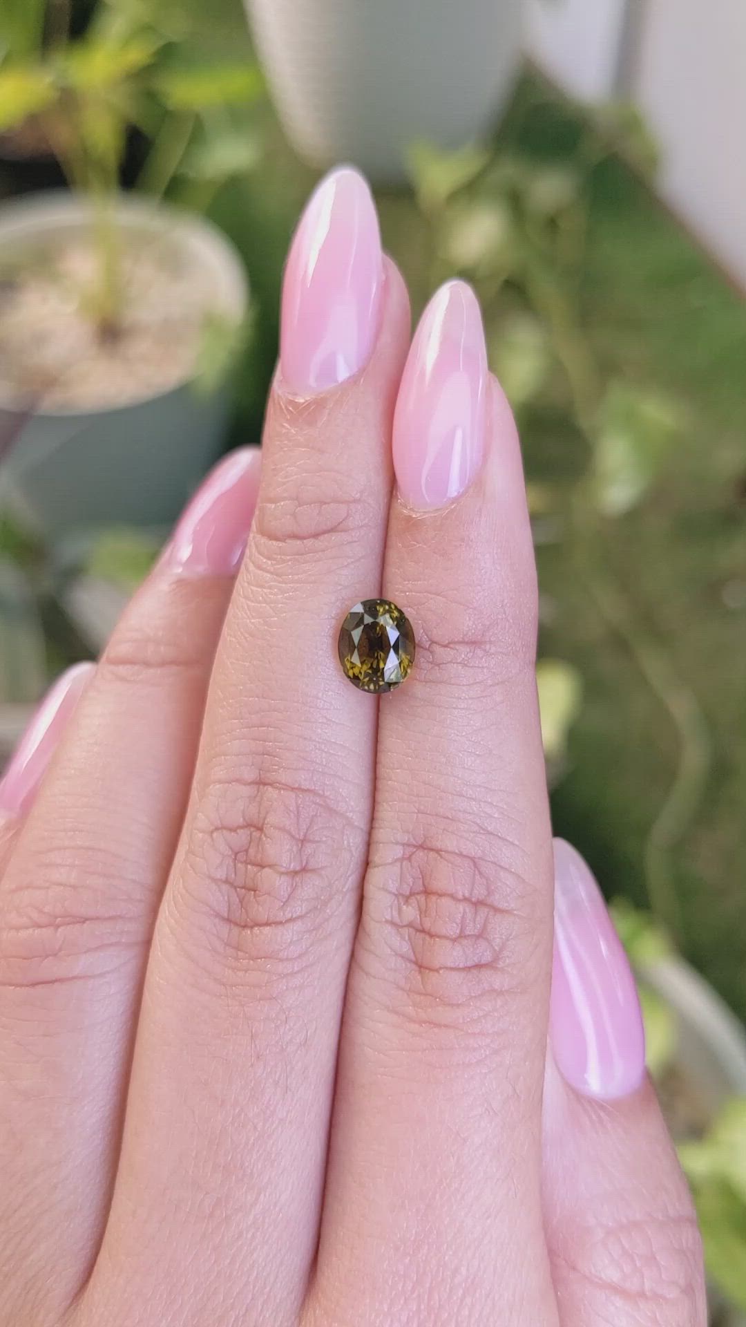 1.83 Ct. Tourmaline from Ceylon (Sri Lanka) Size Video