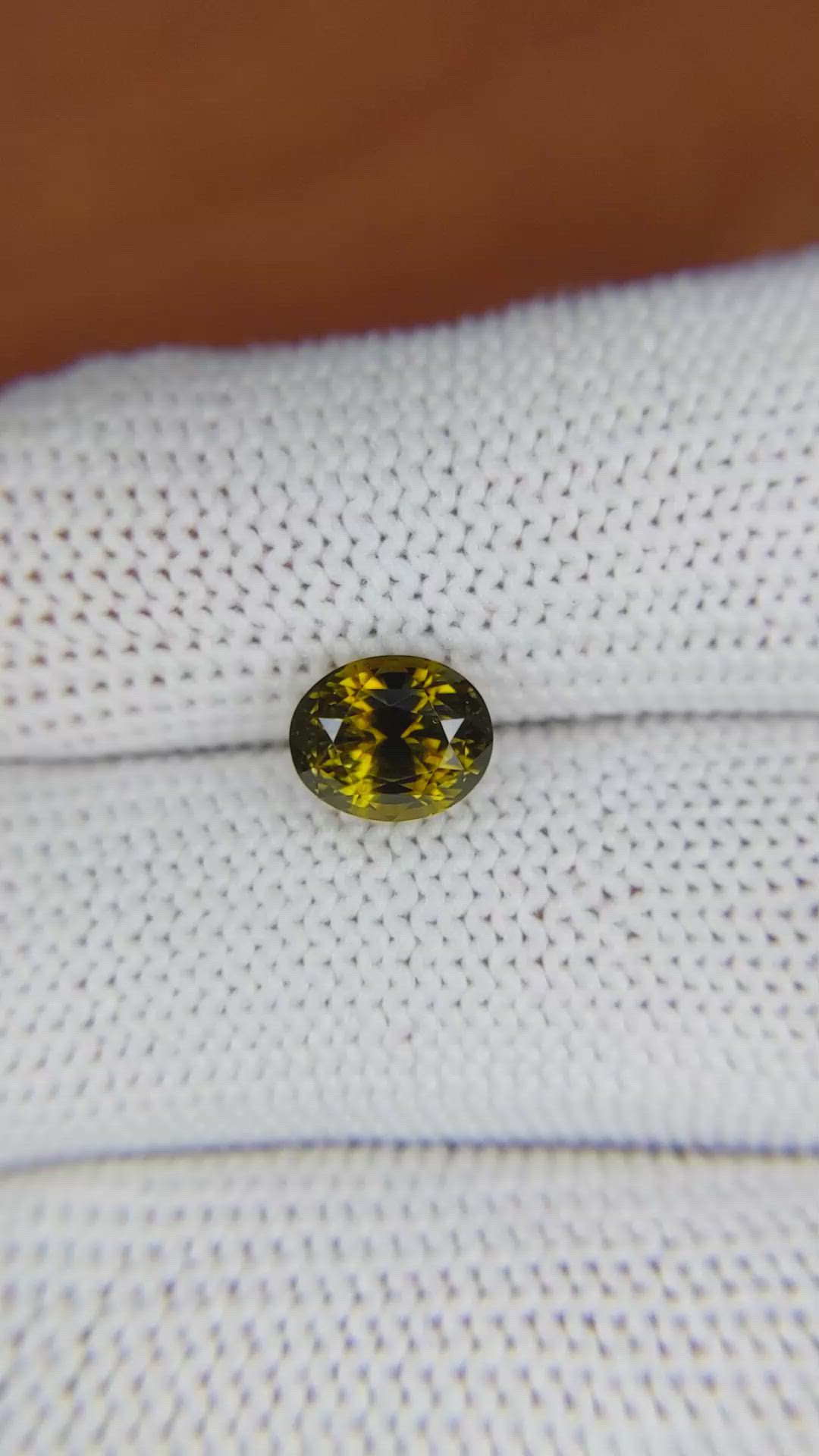 1.83 Ct. Tourmaline from Ceylon (Sri Lanka) Size Video