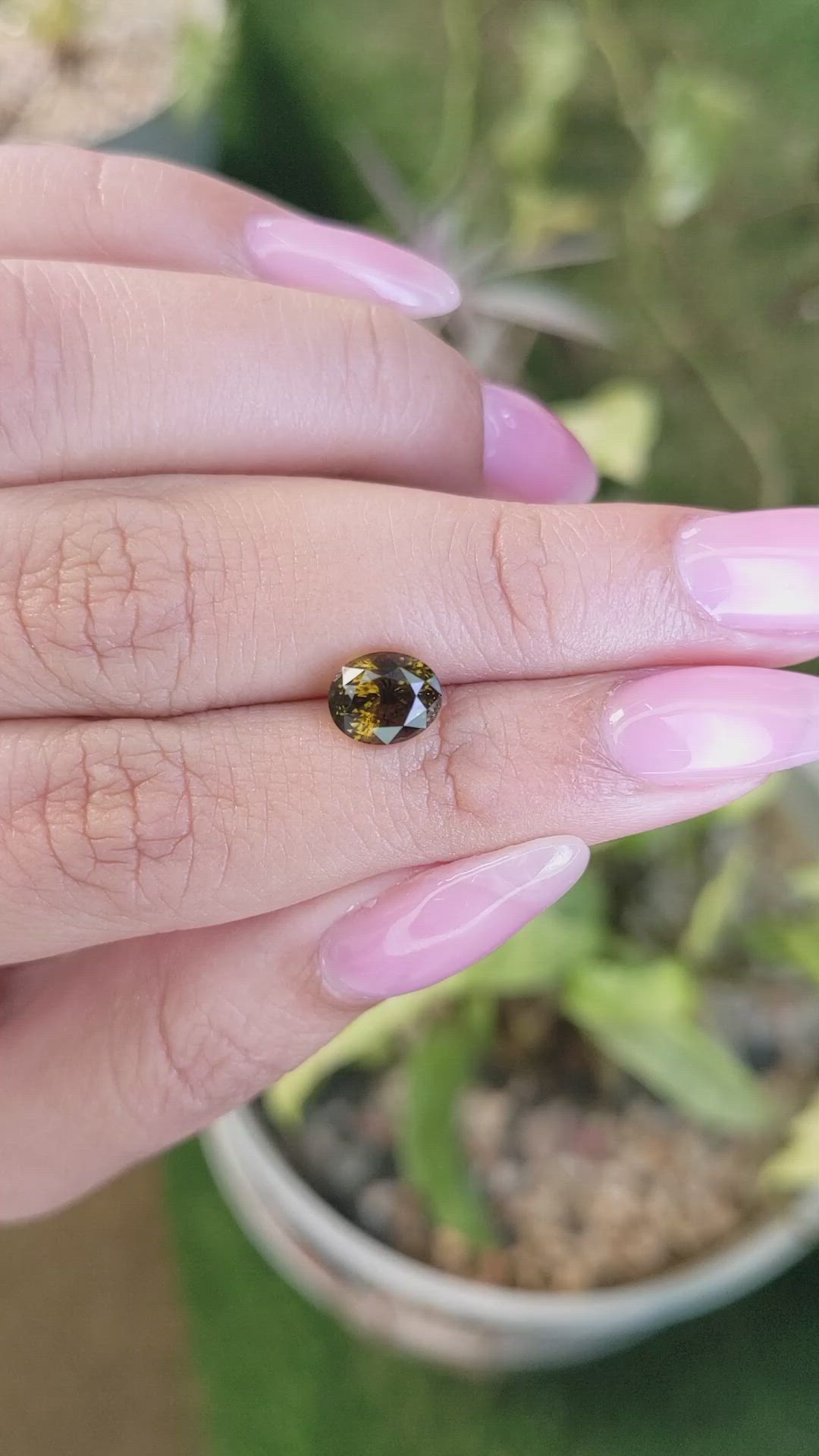 1.83 Ct. Tourmaline from Ceylon (Sri Lanka) Size Video