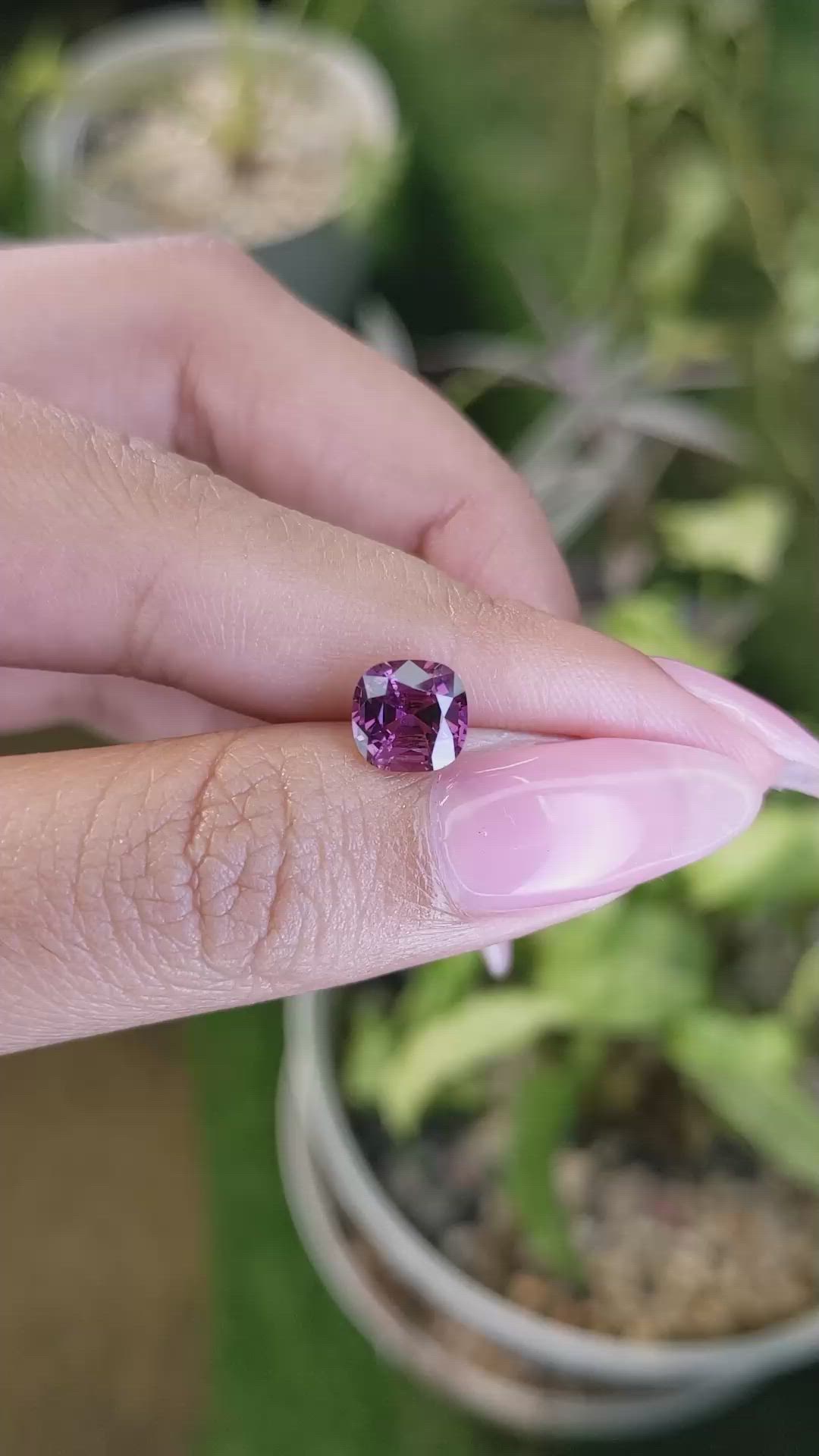 2.02 Ct. Spinel from Ceylon (Sri Lanka) Size Video