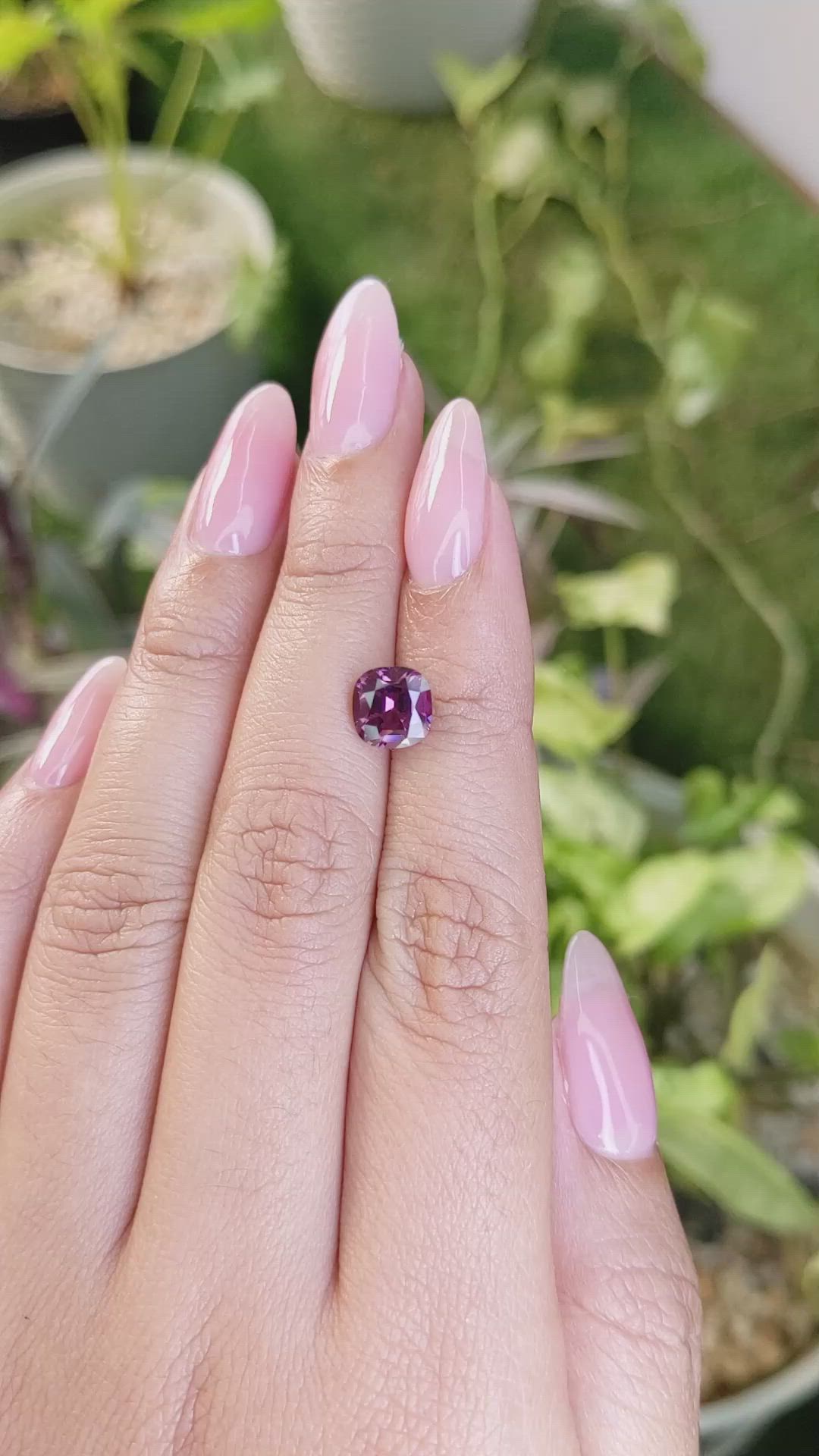 2.02 Ct. Spinel from Ceylon (Sri Lanka) Size Video