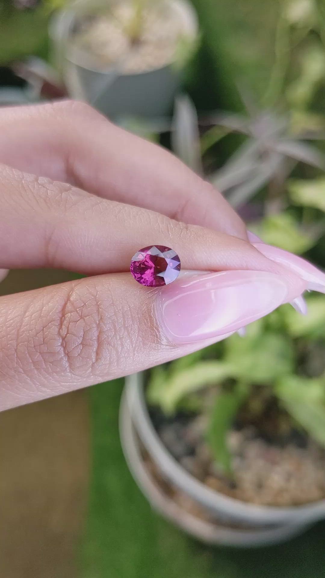 1.79 Ct. Spinel from Ceylon (Sri Lanka) Size Video
