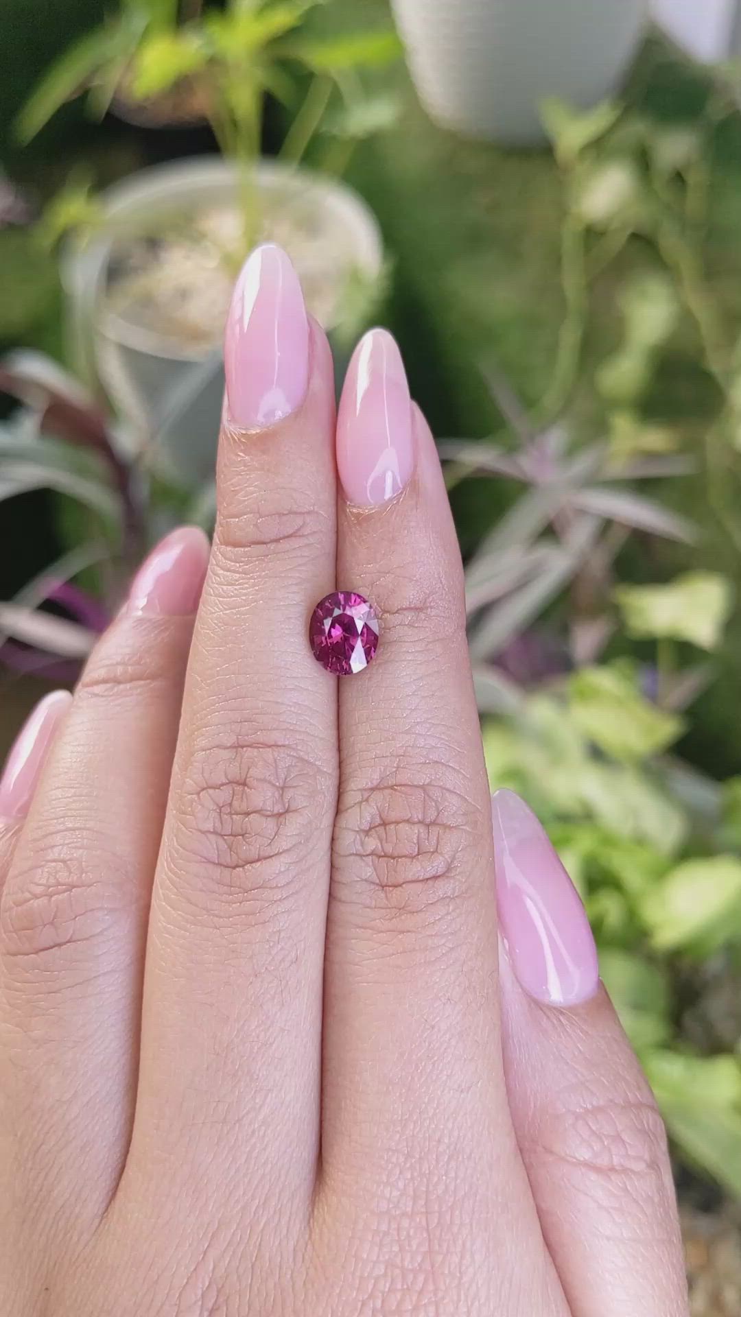 1.79 Ct. Spinel from Ceylon (Sri Lanka) Size Video