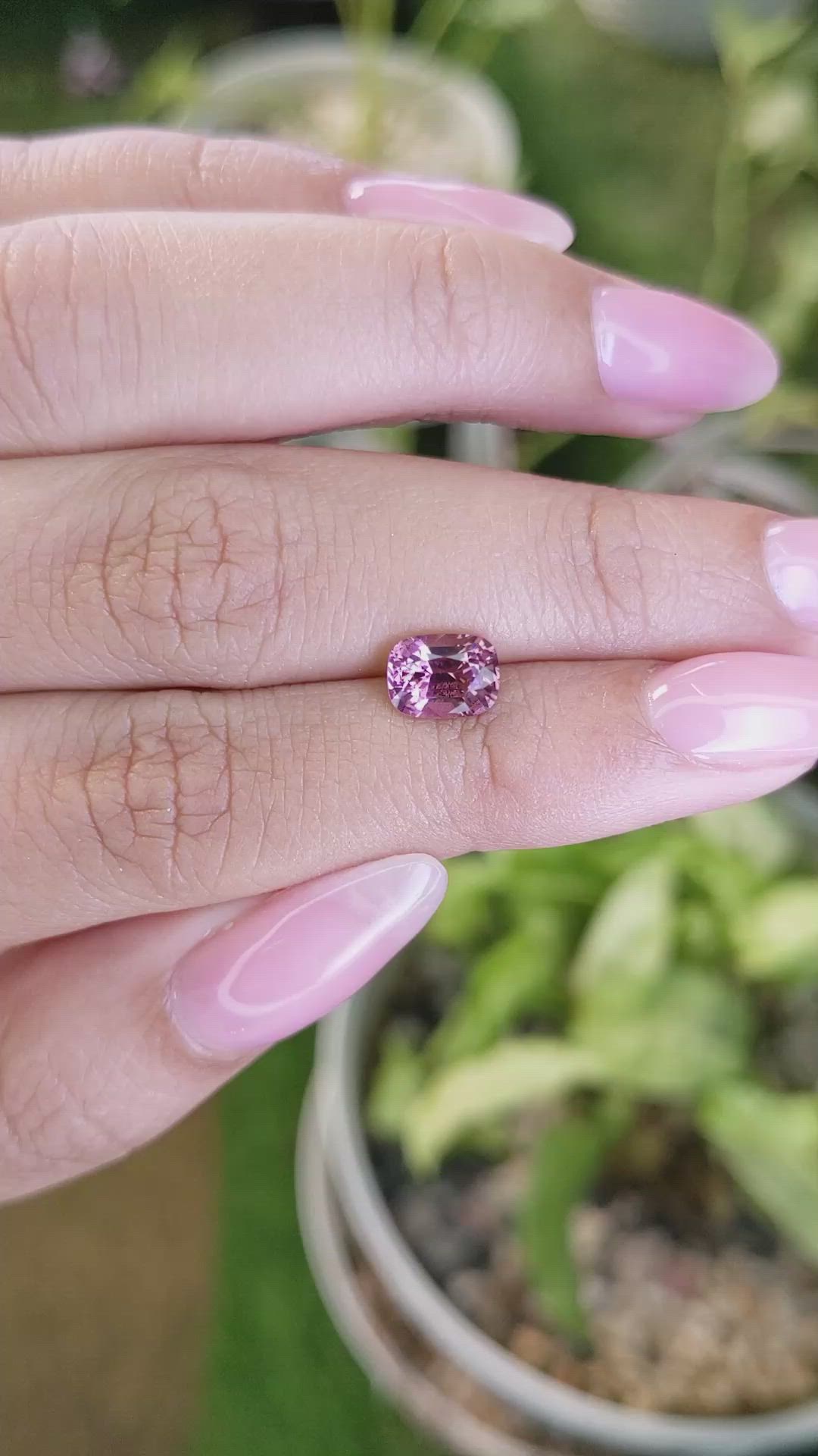 1.41 Ct. Spinel from Ceylon (Sri Lanka) Size Video