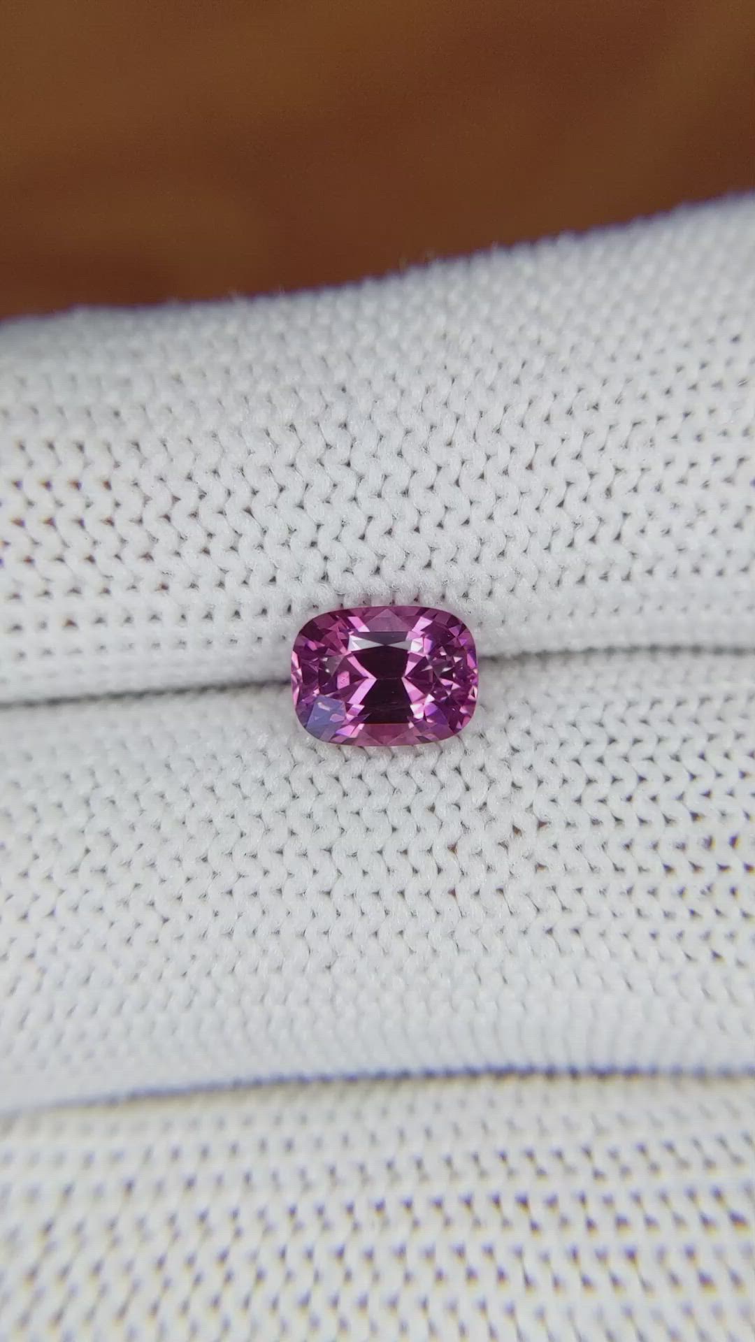 1.41 Ct. Spinel from Ceylon (Sri Lanka) Size Video