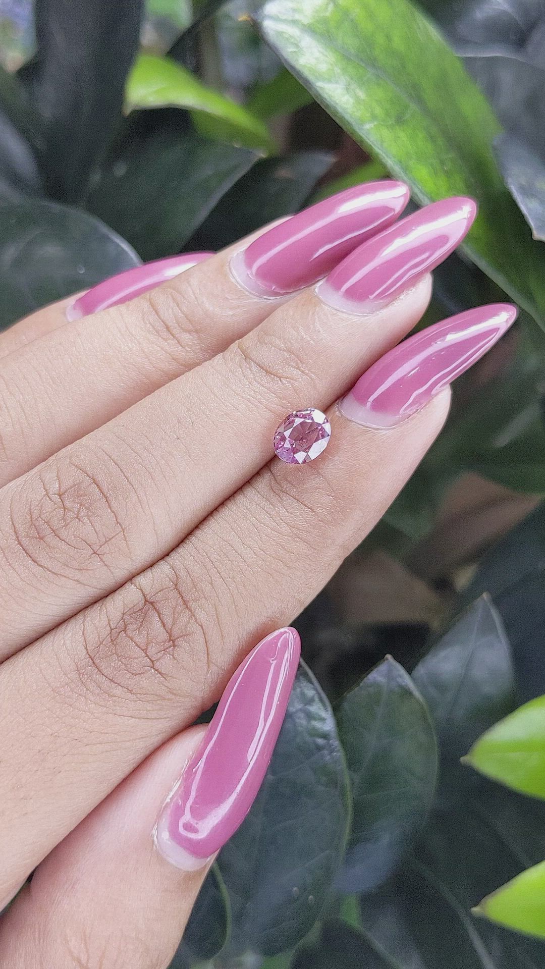 1.56 Ct. Malaya Garnet from Madagascar Size Video