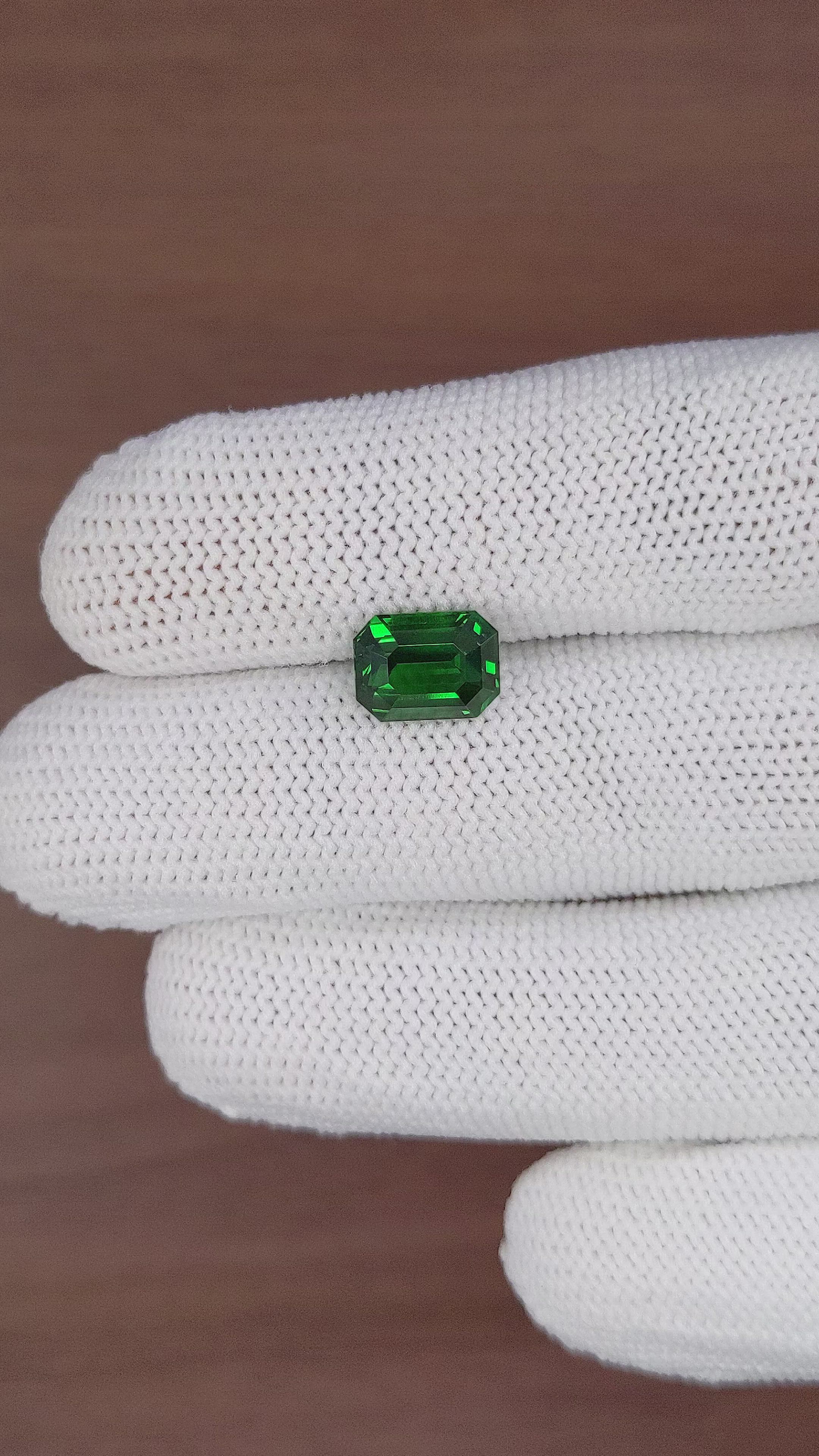 3.04 Ct. Tsavorite Garnet from East Africa Size Video