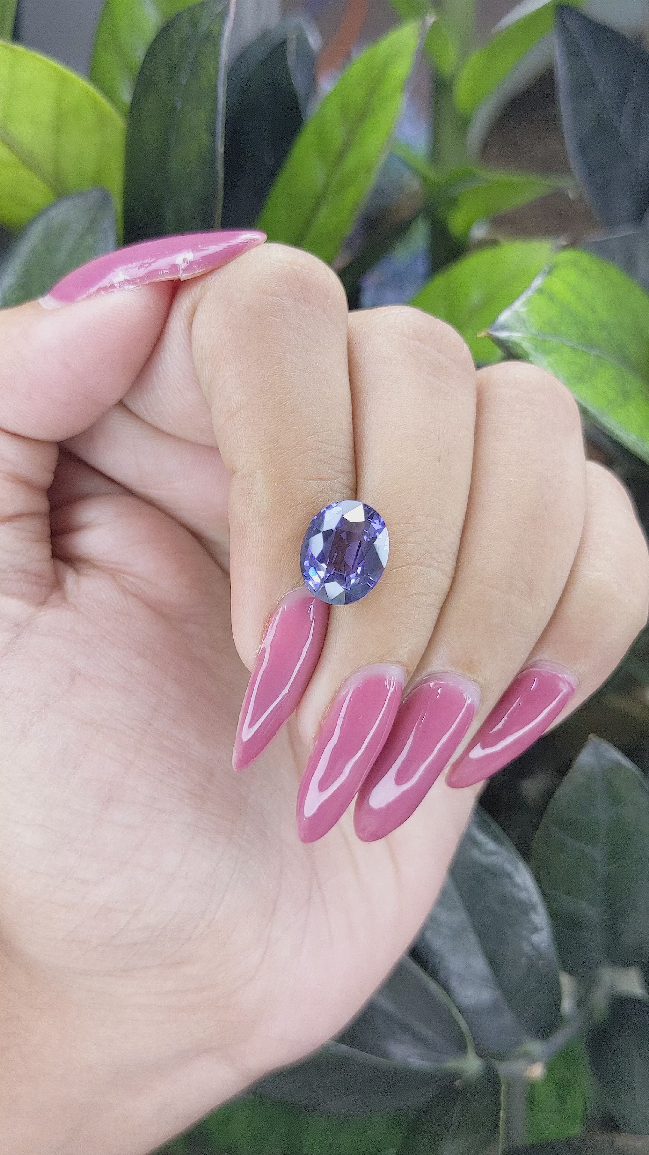 4.37 Ct. Spinel from Madagascar Size Video