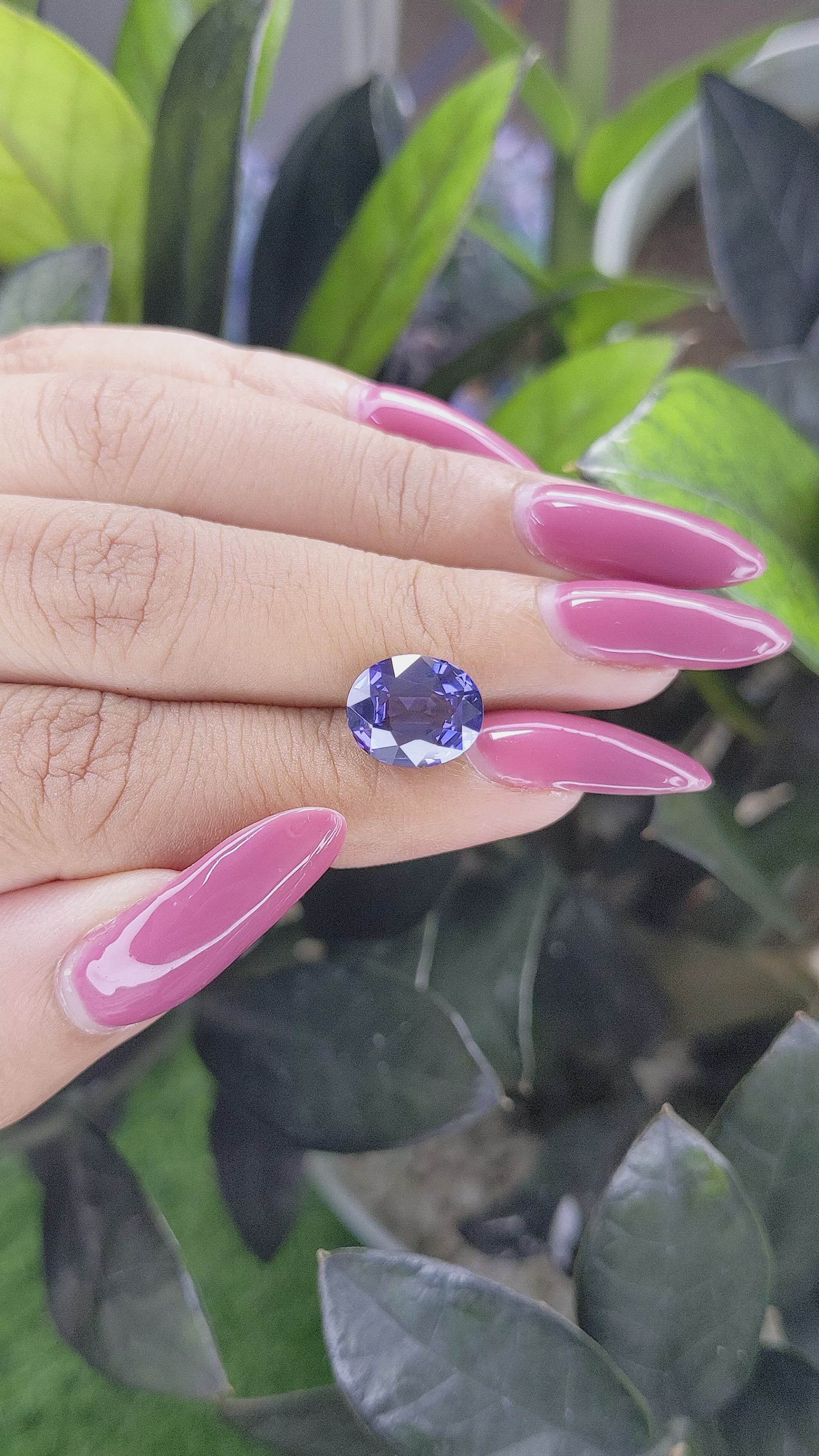 4.37 Ct. Spinel from Madagascar Size Video