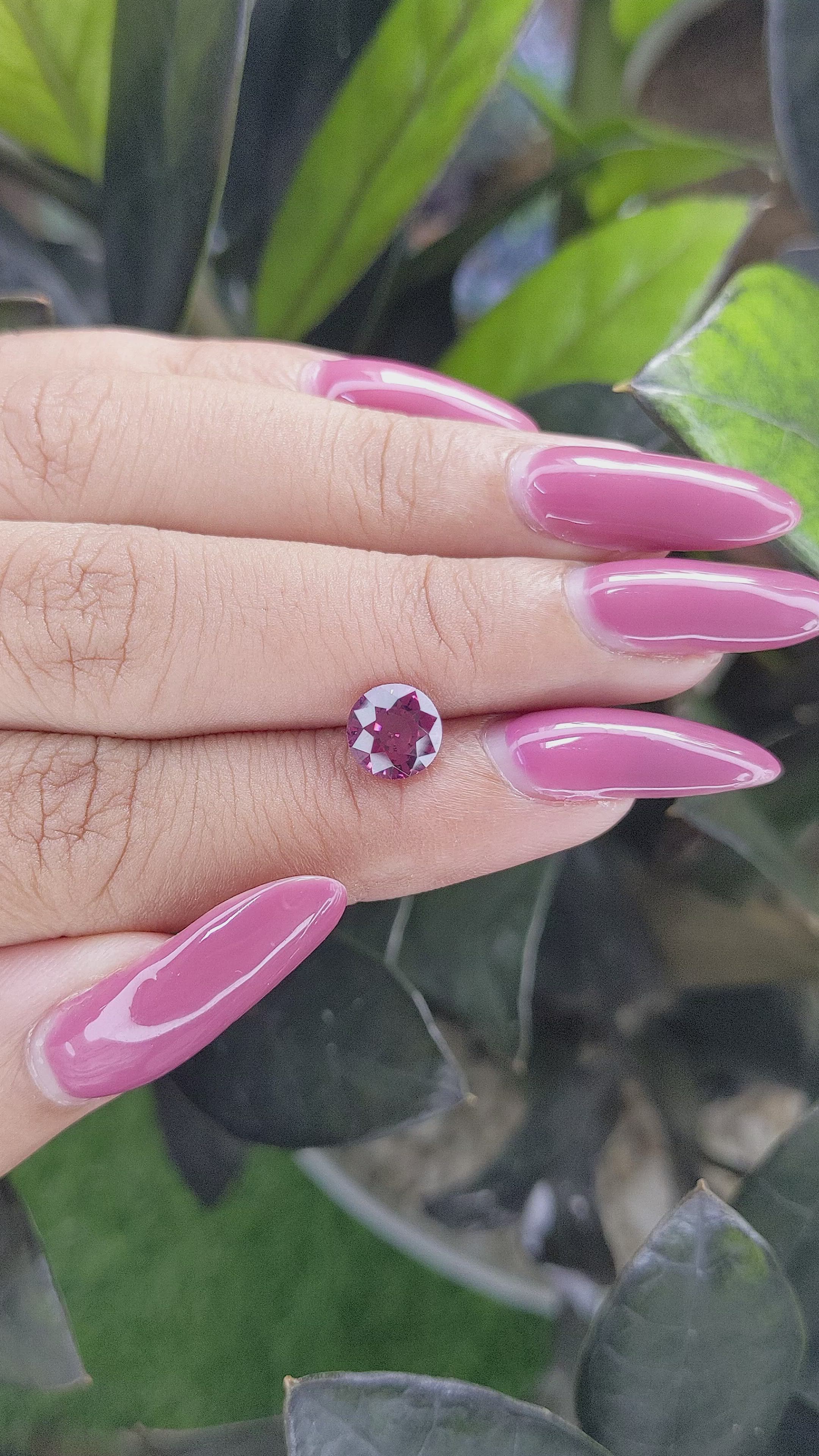 1.60 Ct. Garnet from South Africa Size Video