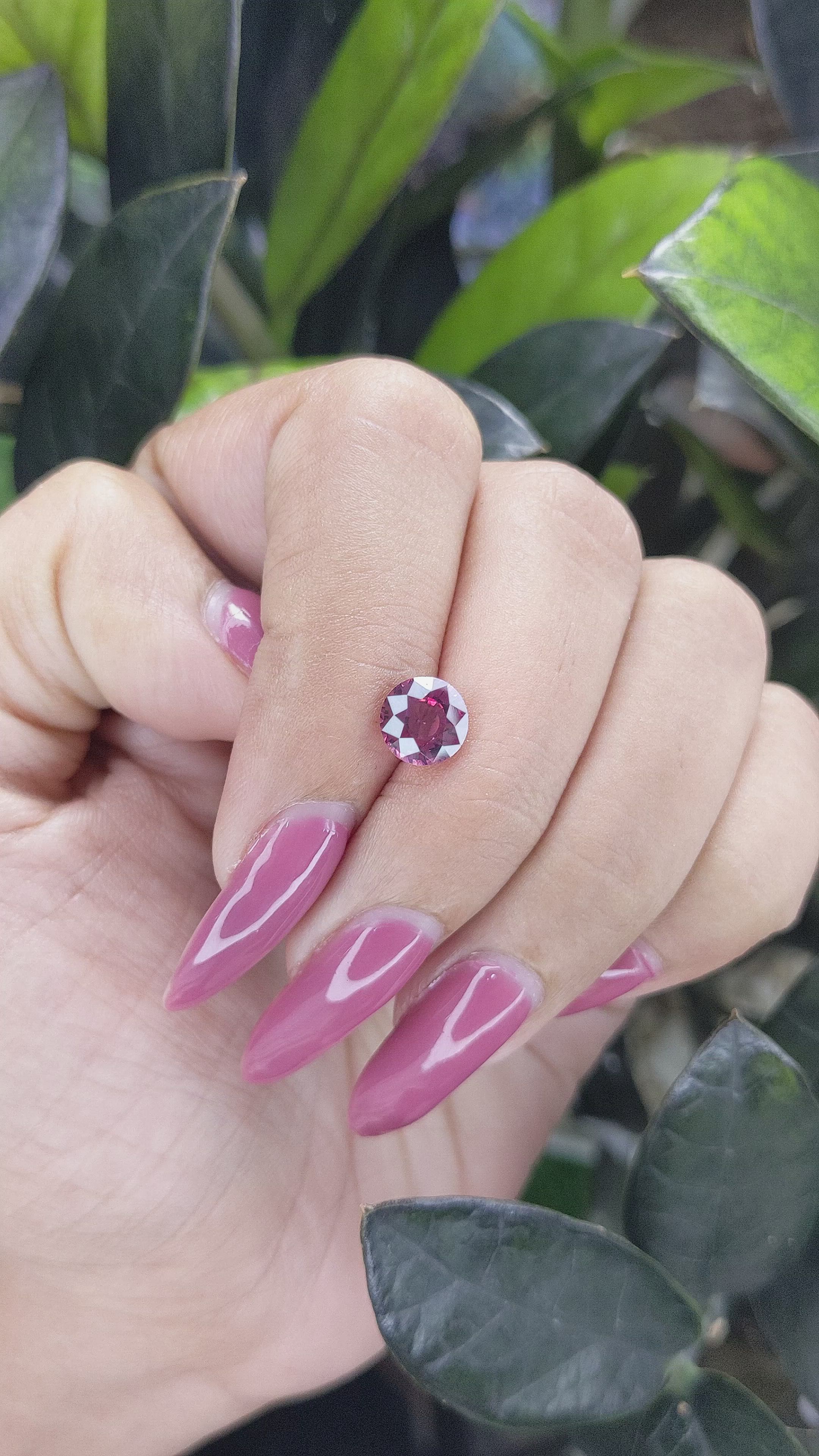 1.60 Ct. Garnet from South Africa Size Video