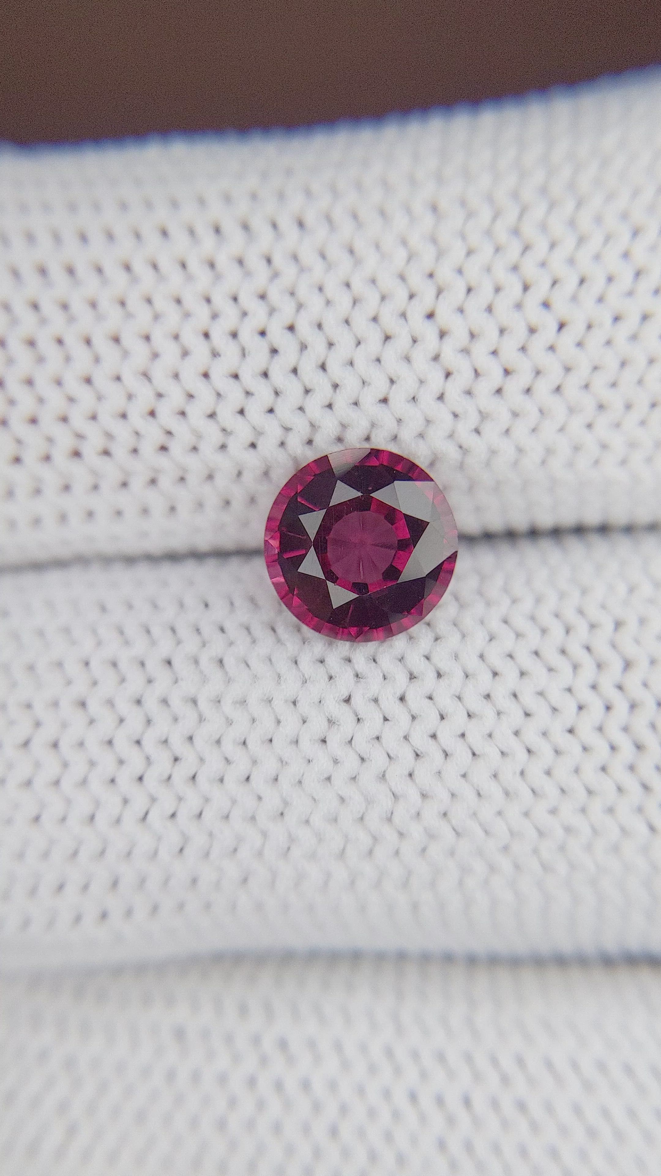 2.25 Ct. Garnet from South Africa Size Video