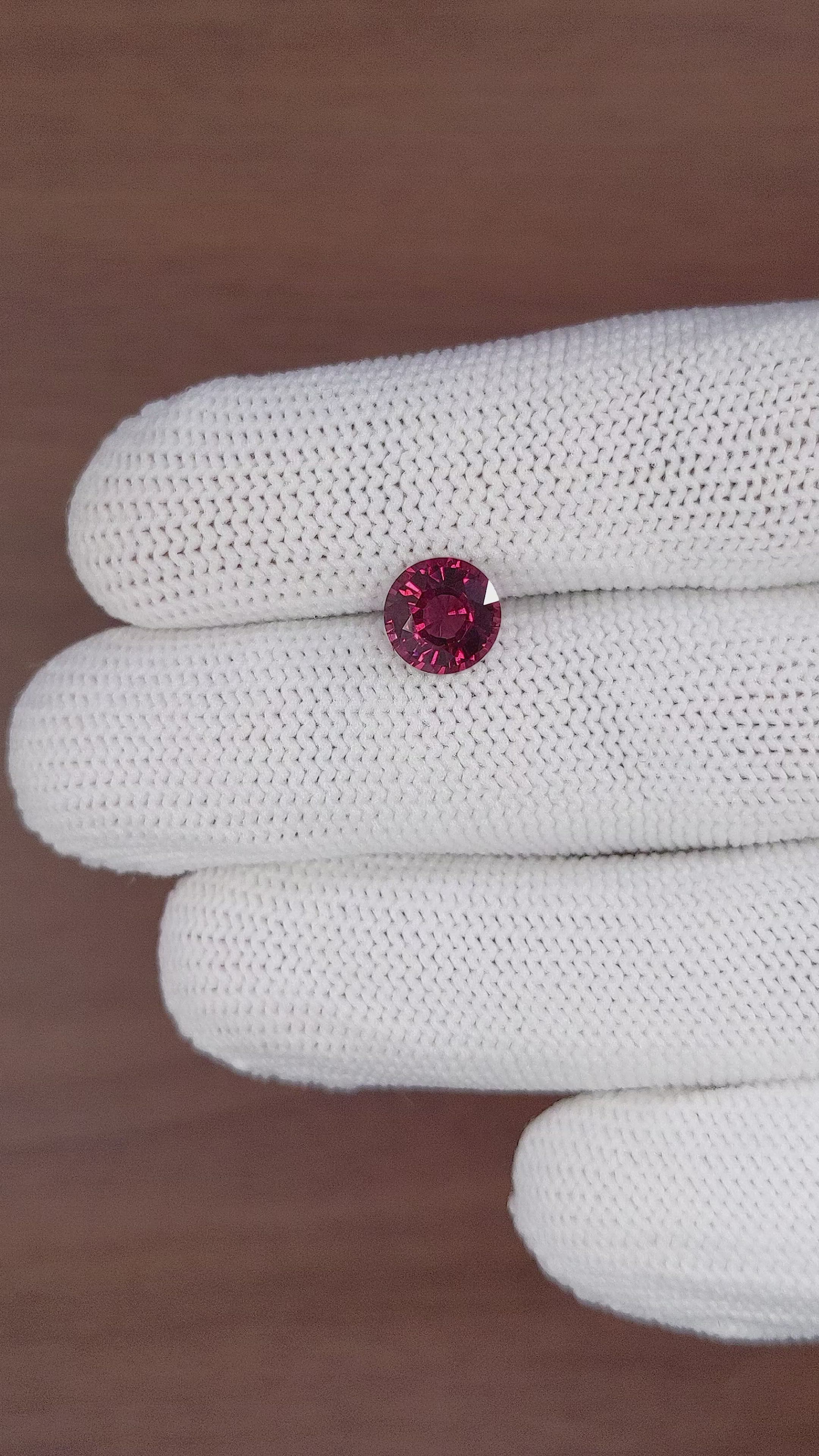 2.25 Ct. Garnet from South Africa Size Video