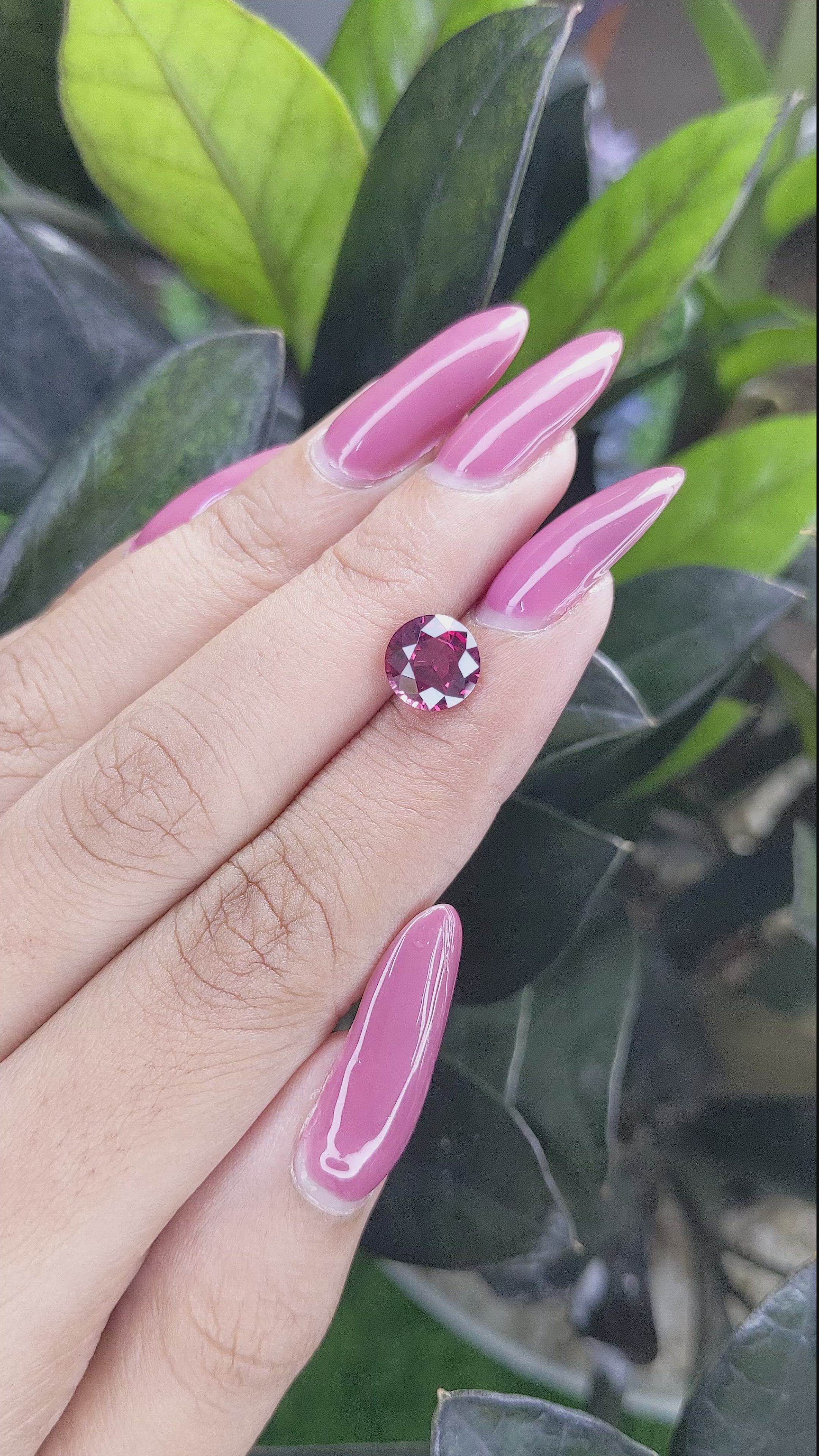 2.25 Ct. Garnet from South Africa Size Video