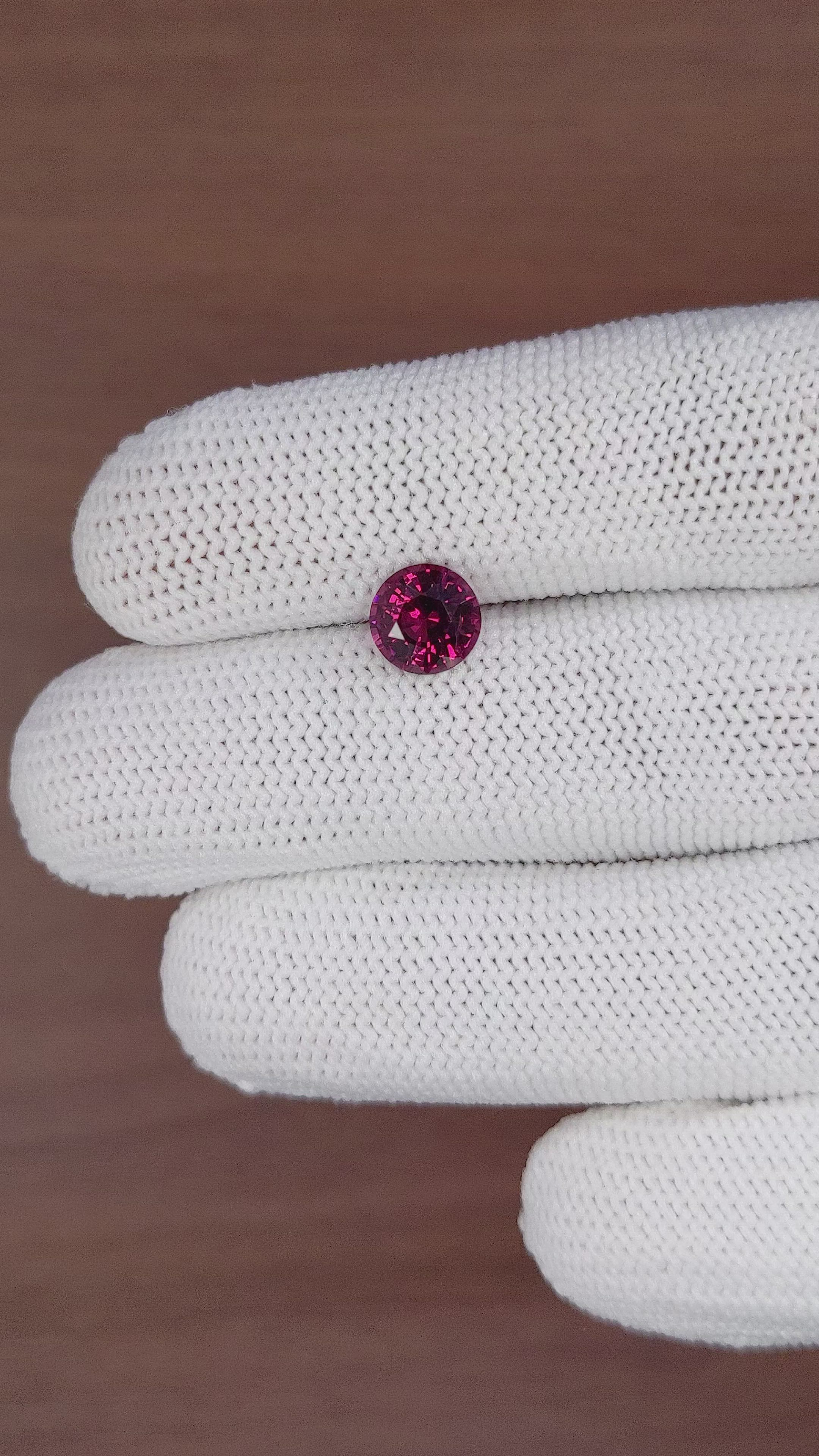 1.90 Ct. Garnet from South Africa Size Video