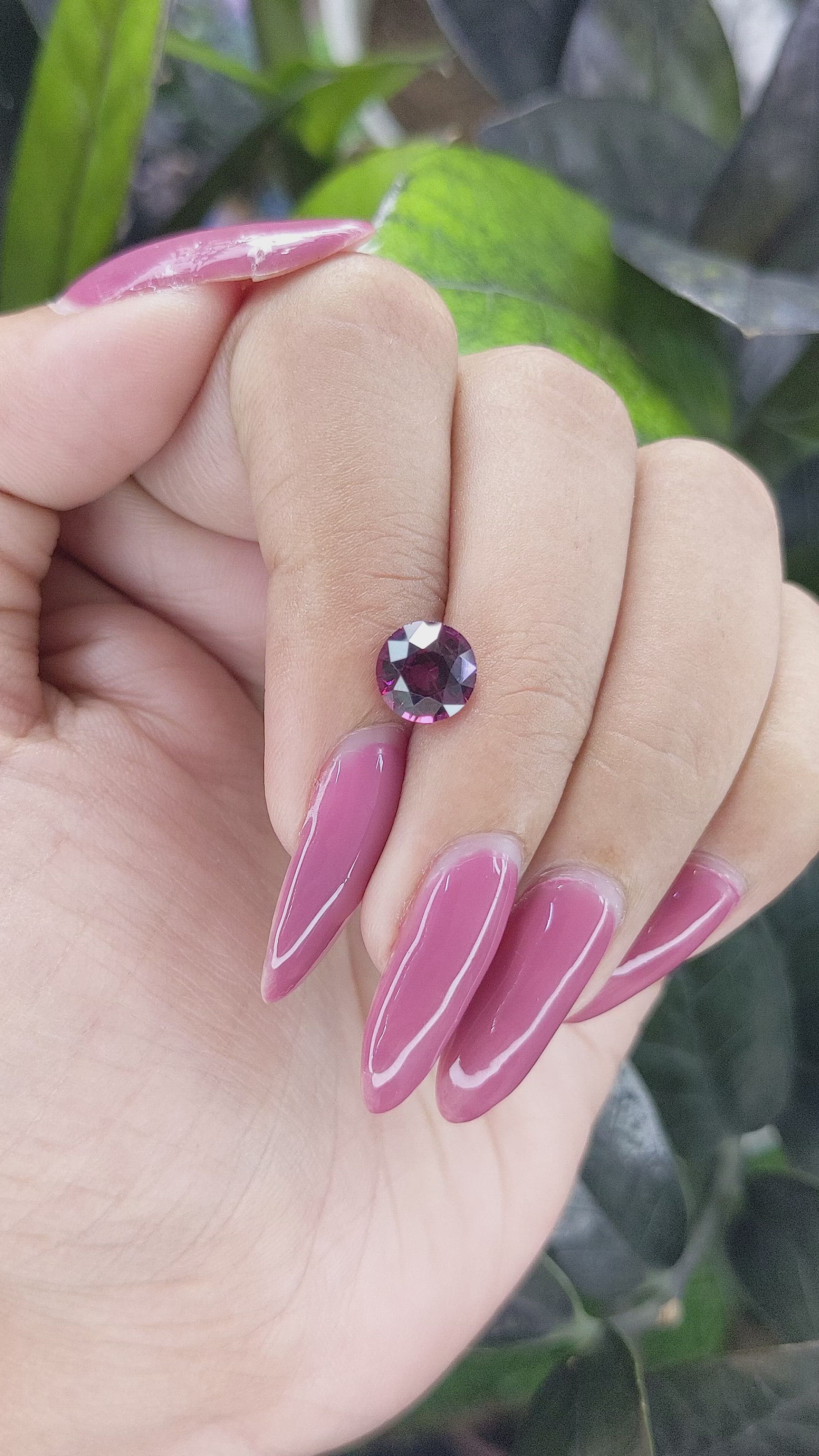 1.90 Ct. Garnet from South Africa Size Video