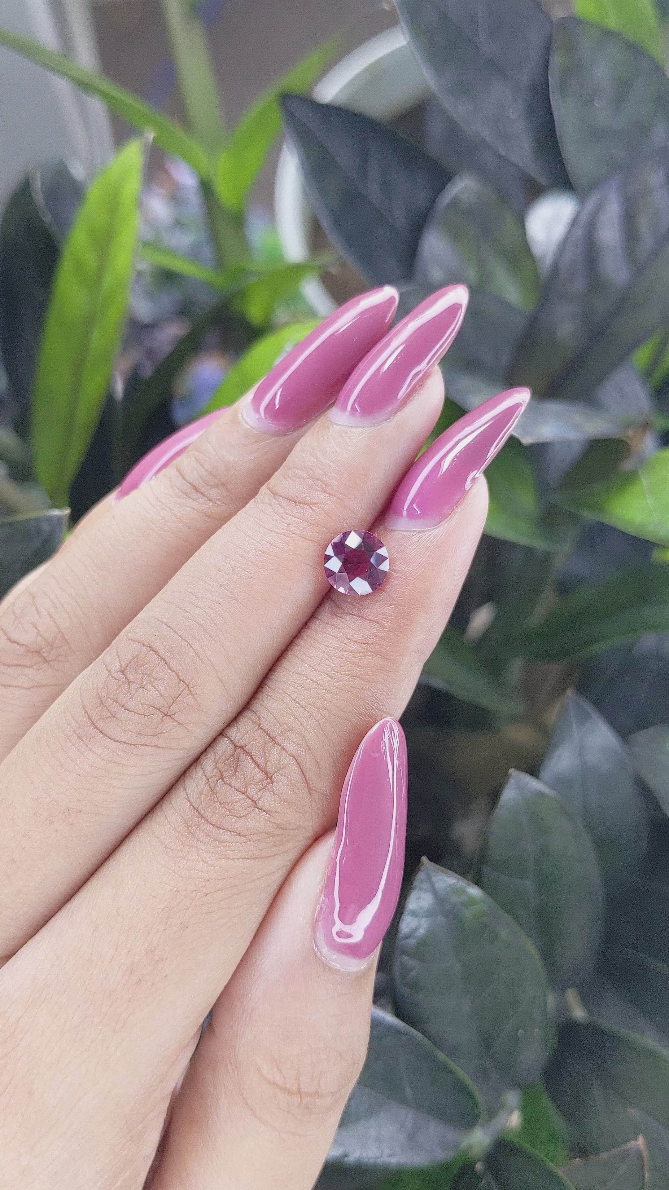 1.63 Ct. Garnet from South Africa Size Video