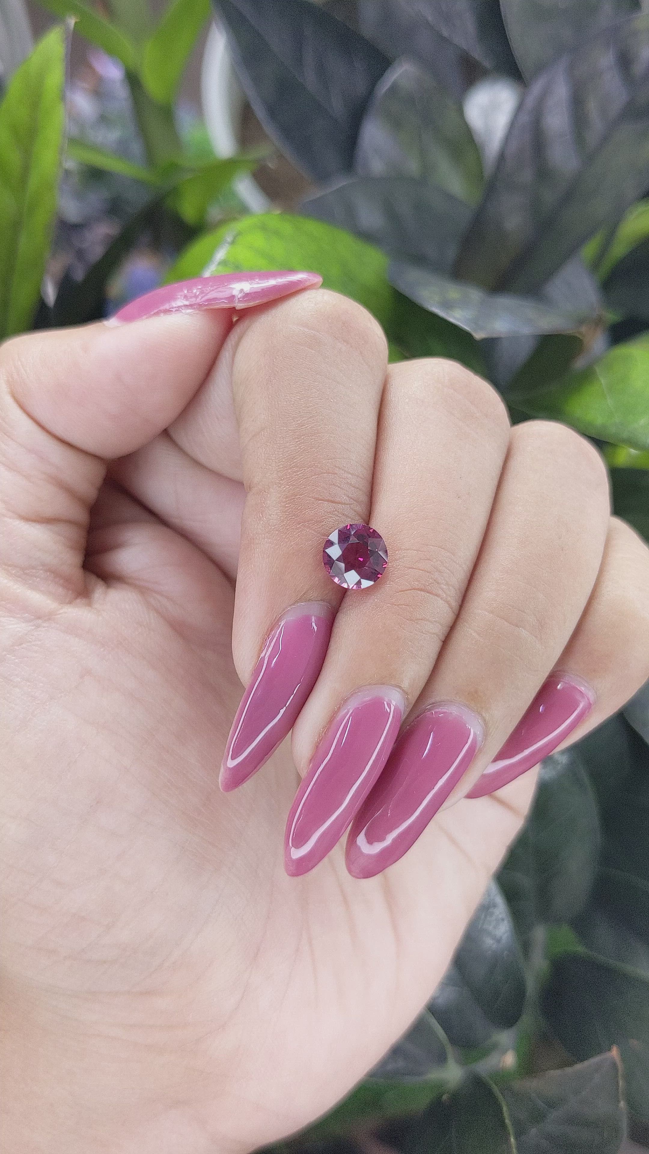 1.63 Ct. Garnet from South Africa Size Video