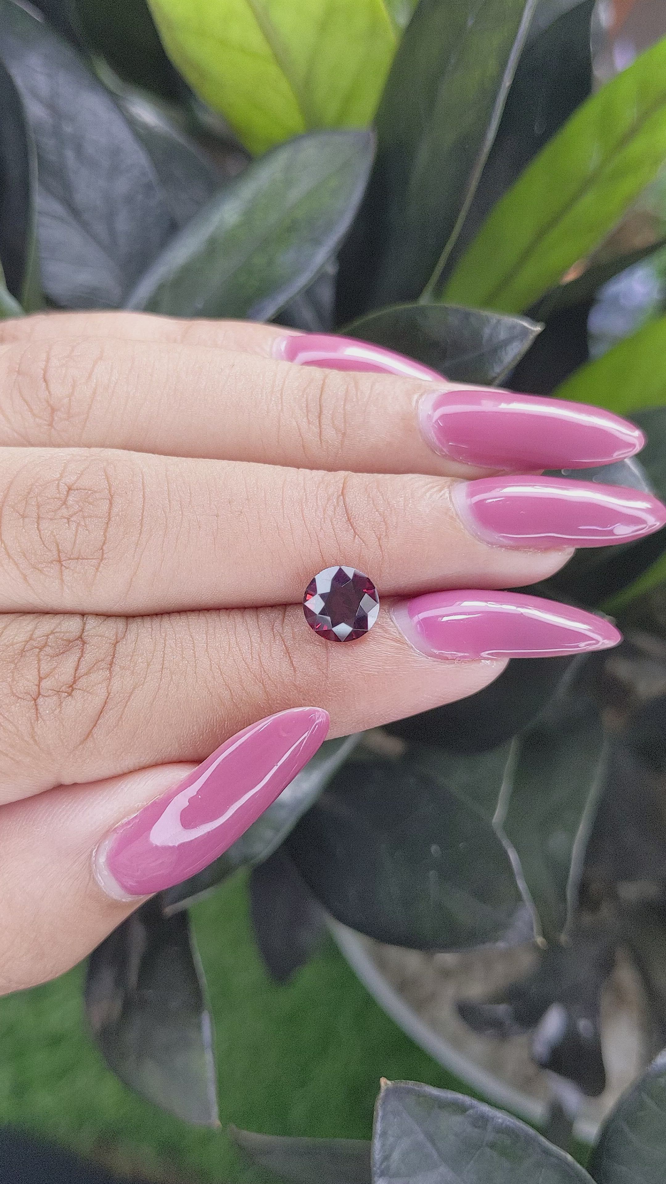 1.83 Ct. Garnet from South Africa Size Video