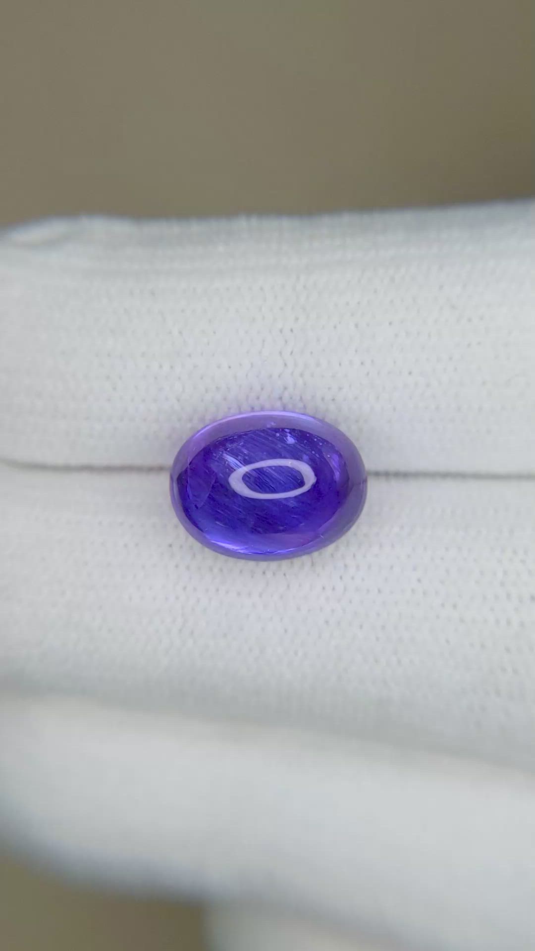 5.65 Ct. Cabochon Tanzanite from Tanzania Size Video