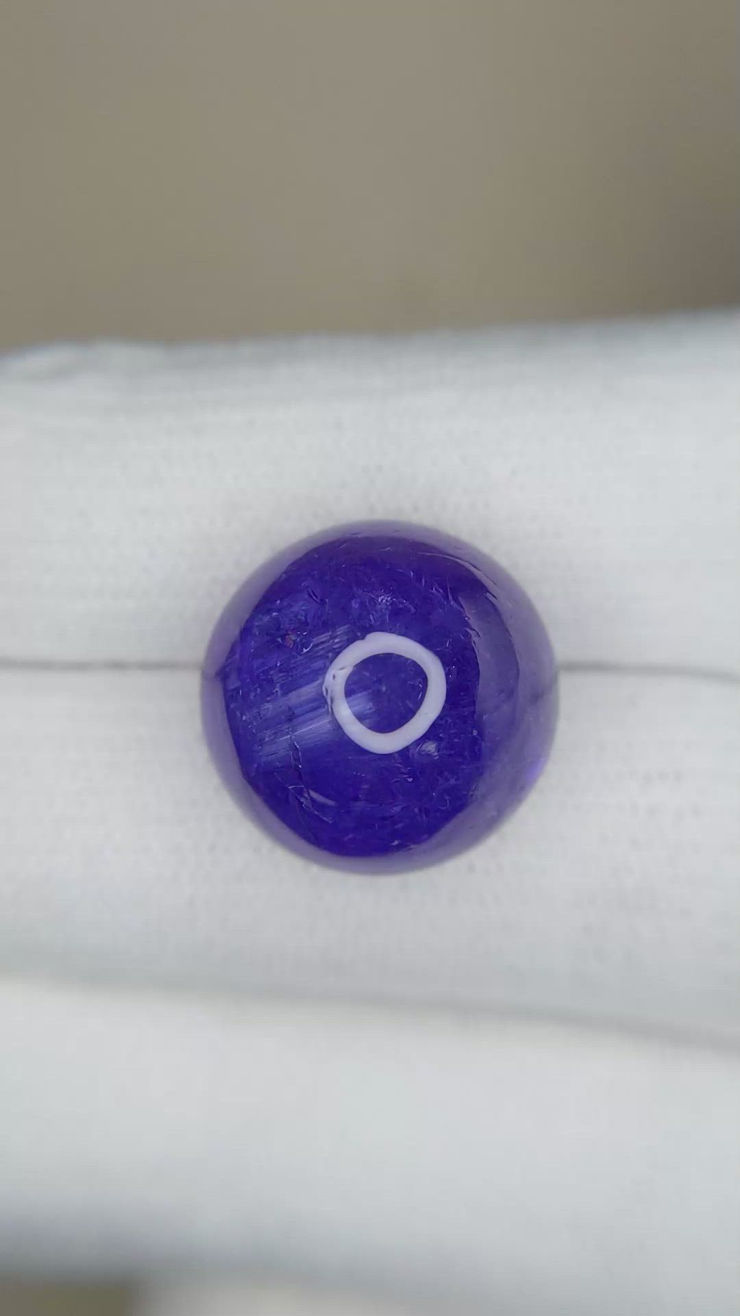 23.23 Ct. Cabochon Tanzanite from Tanzania Size Video